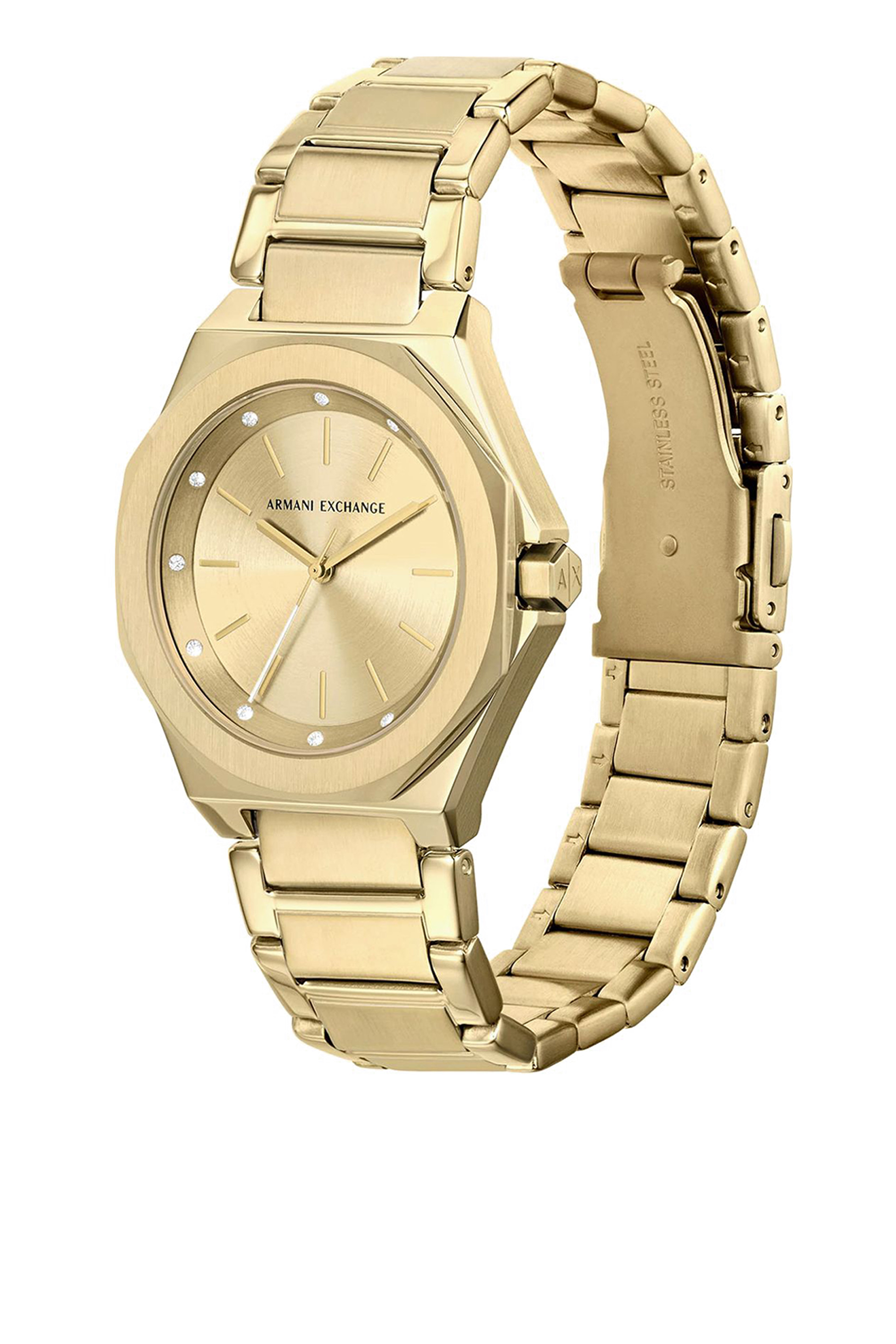 Andrea 34mm Stainless Steel Watch