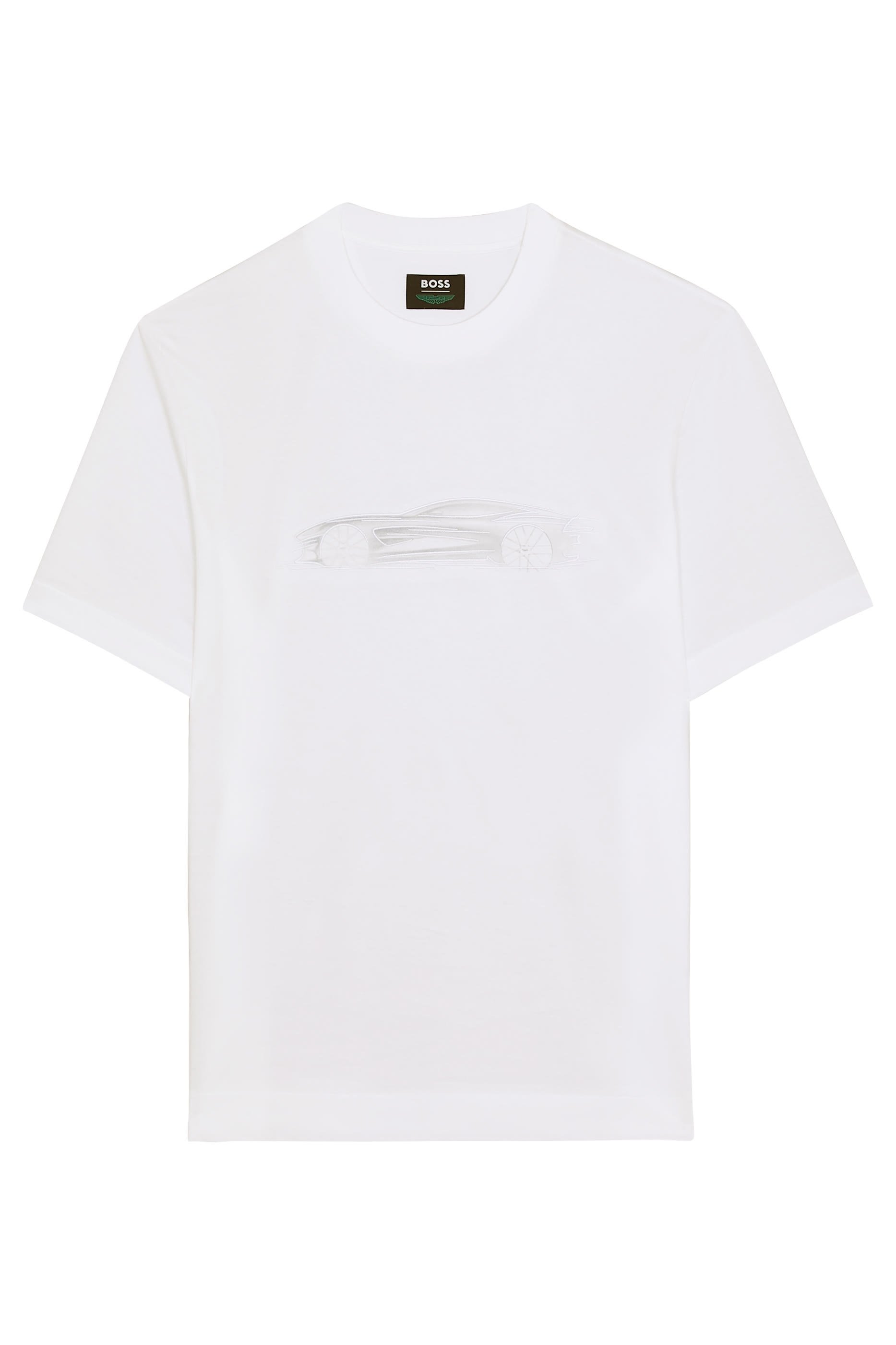 BOSS x Aston Martin Mercerised-Cotton T-shirt 