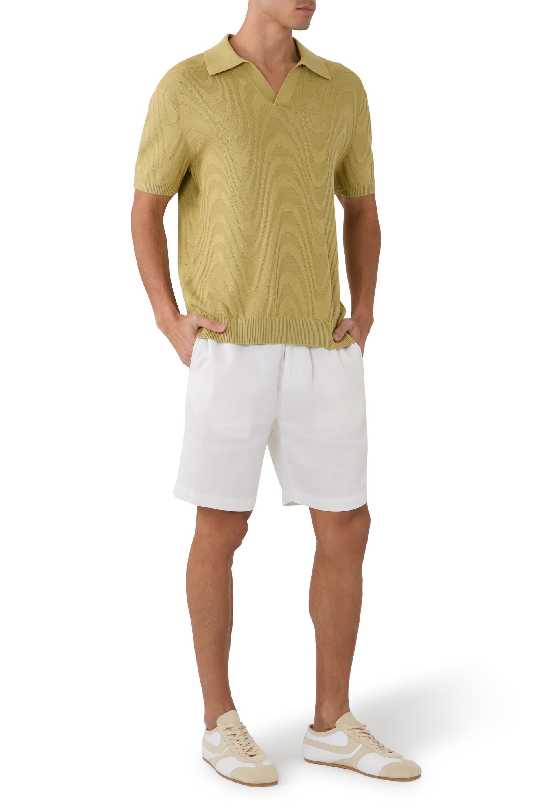 Rino Cotton-Silk Polo Shirt