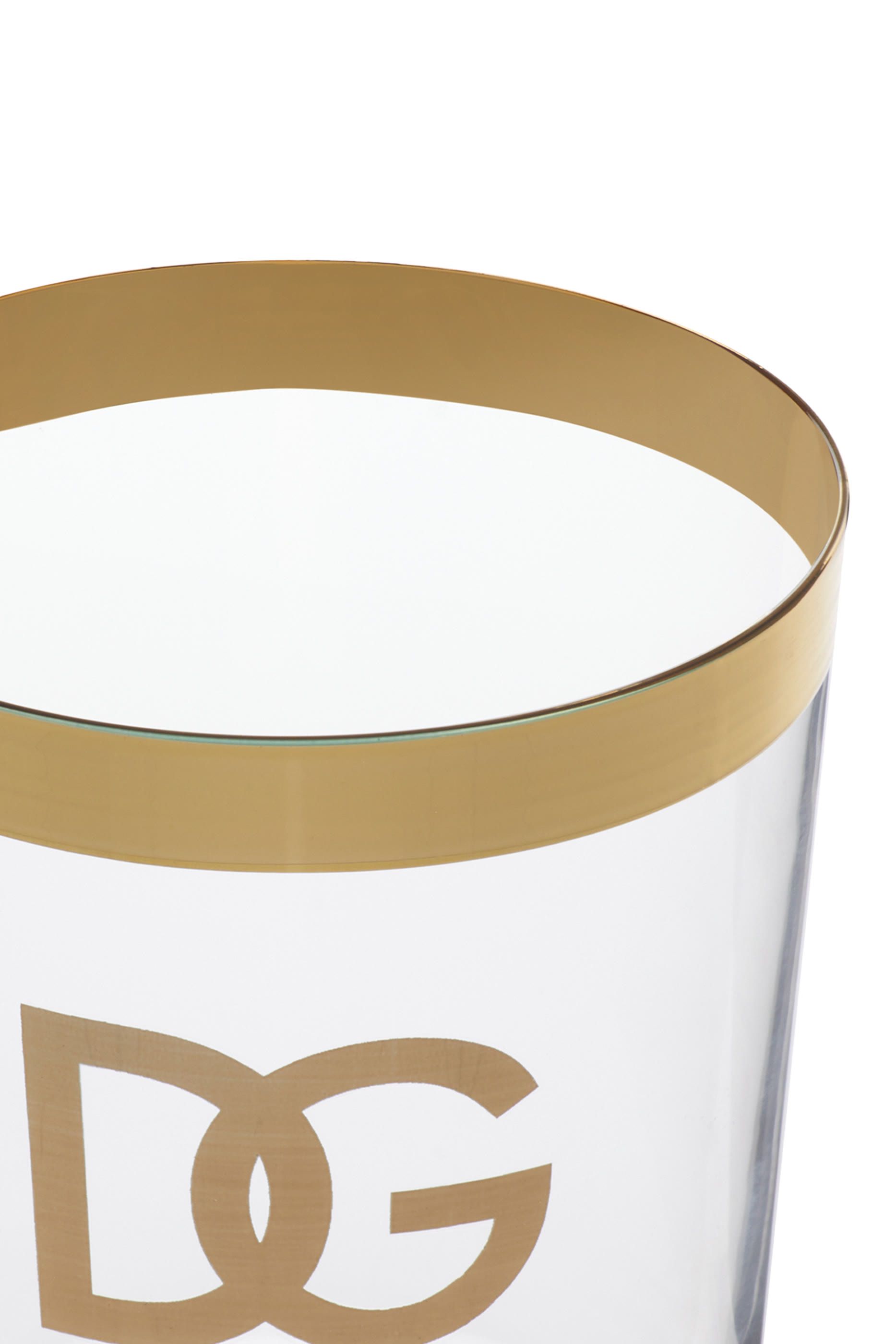 Golden Logo Water Glasses, Set of 2