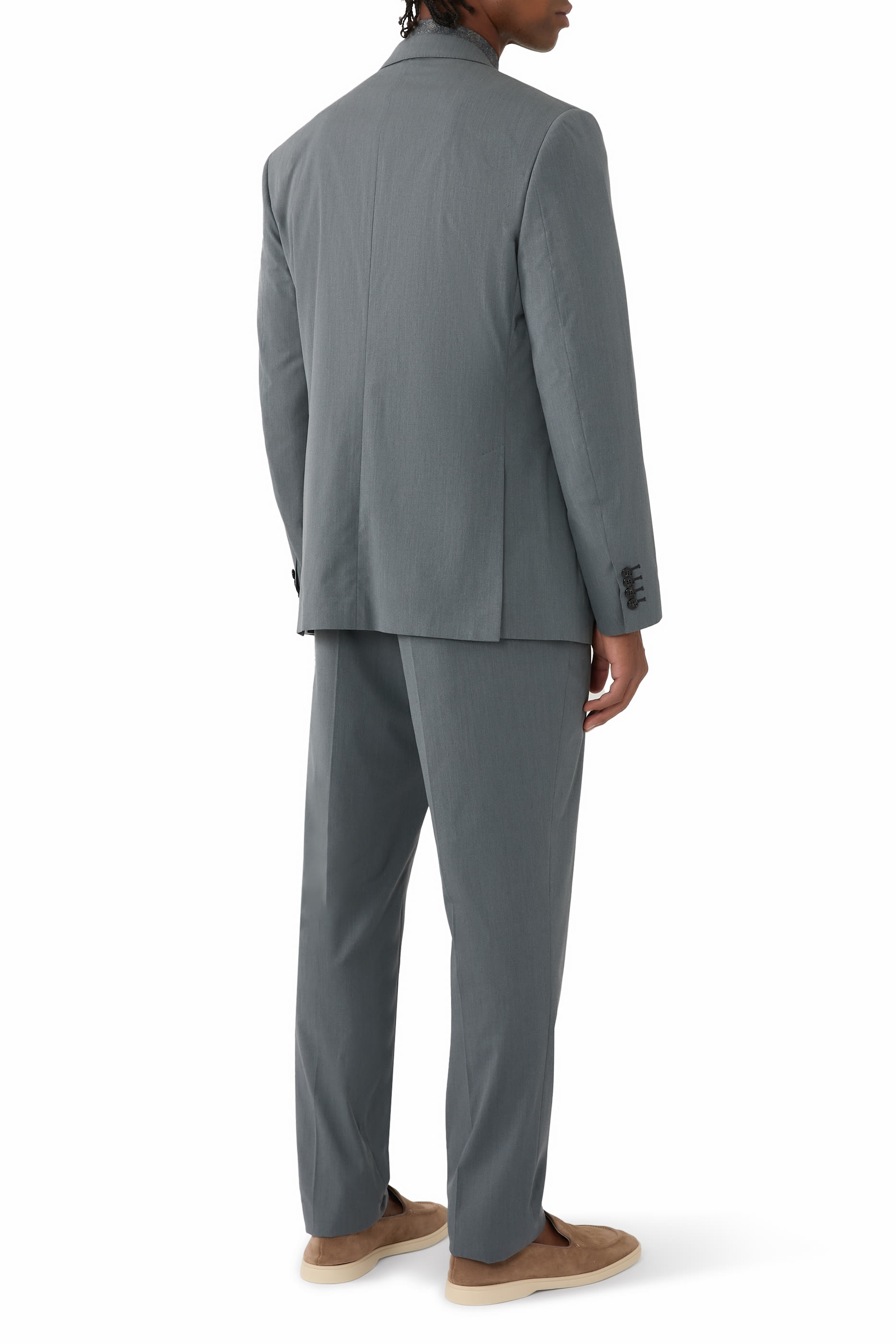 Sharkskin Wool Trevi Suit