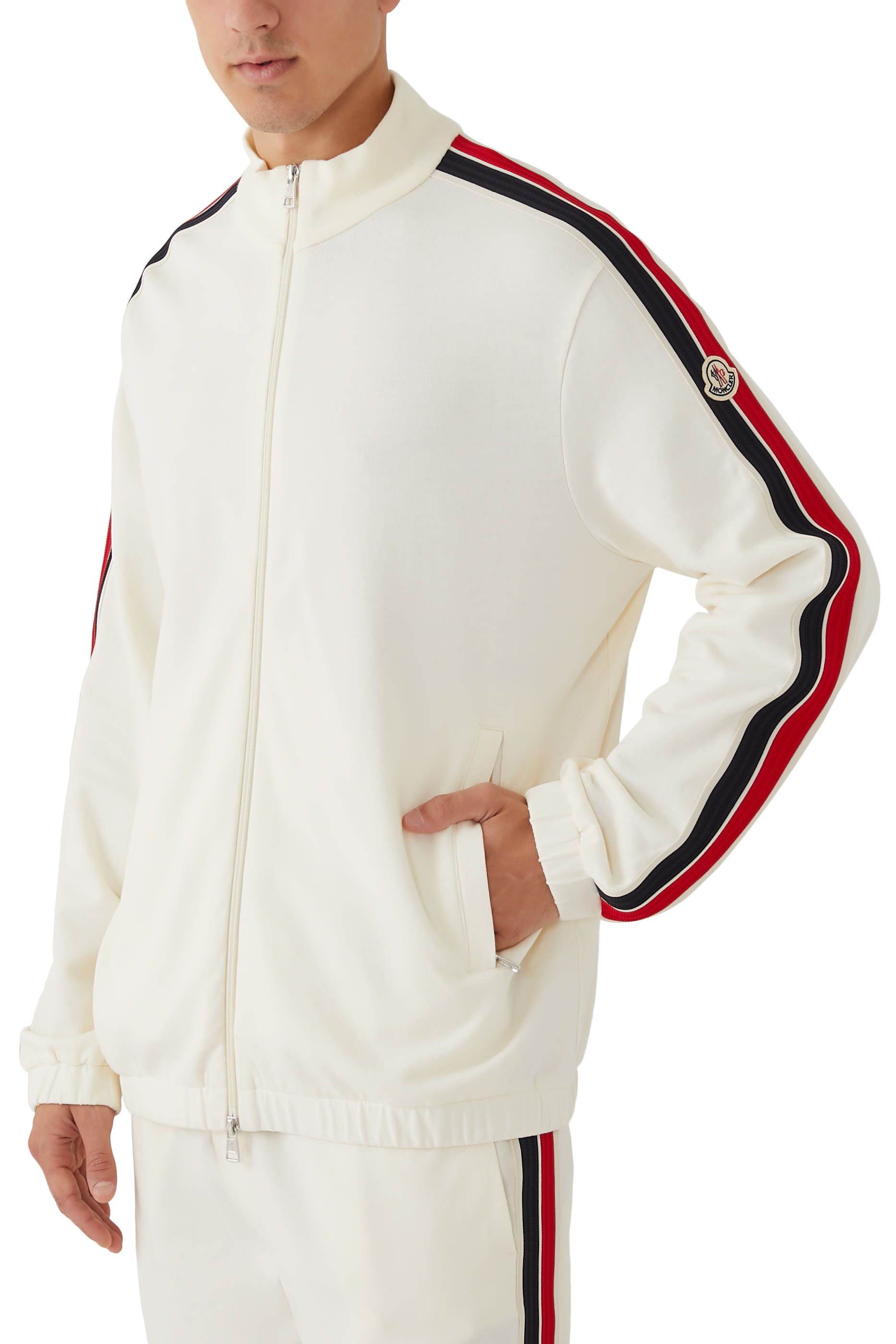 Logo Zip-Up Cardigan