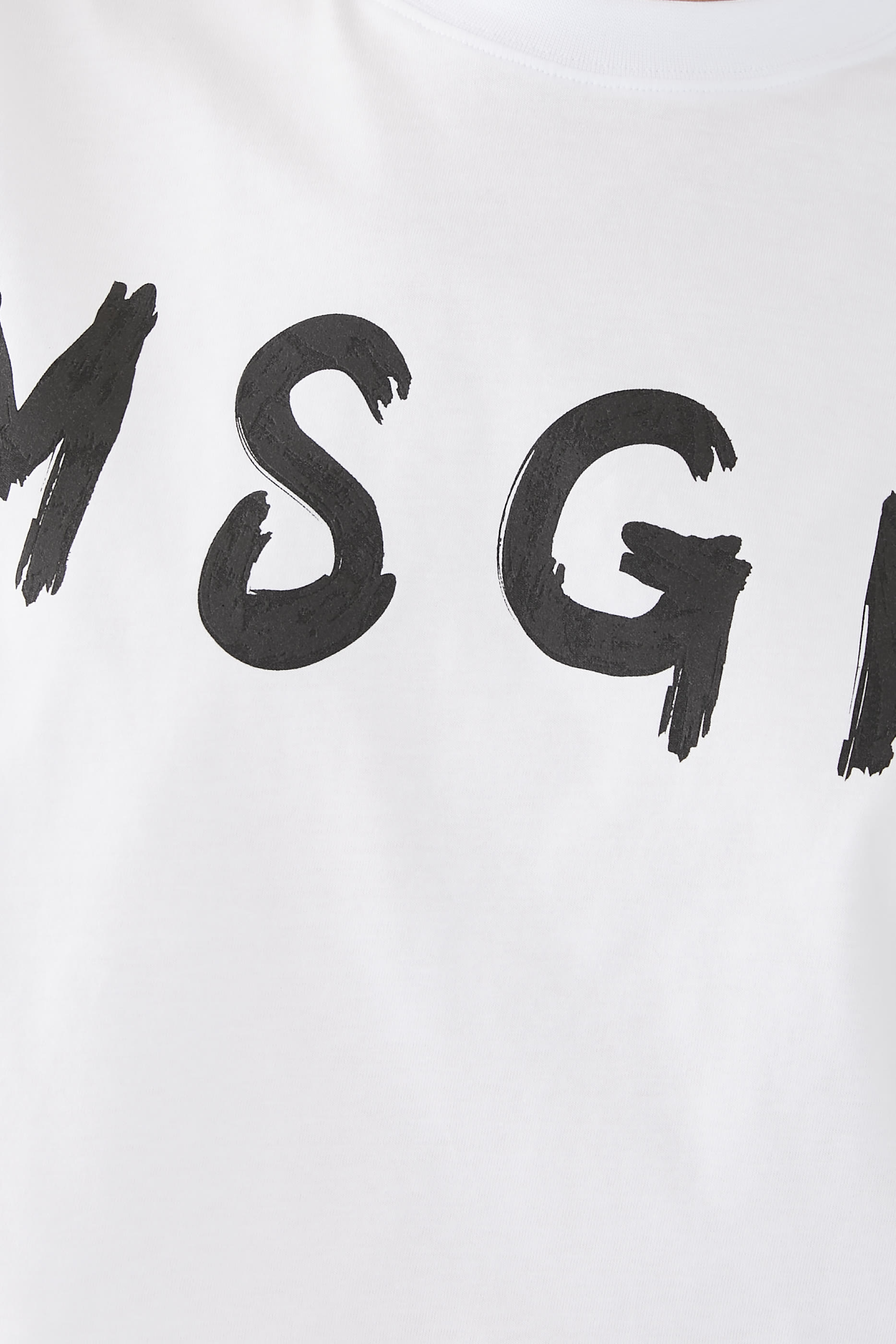 Spray Logo Cropped T-Shirt