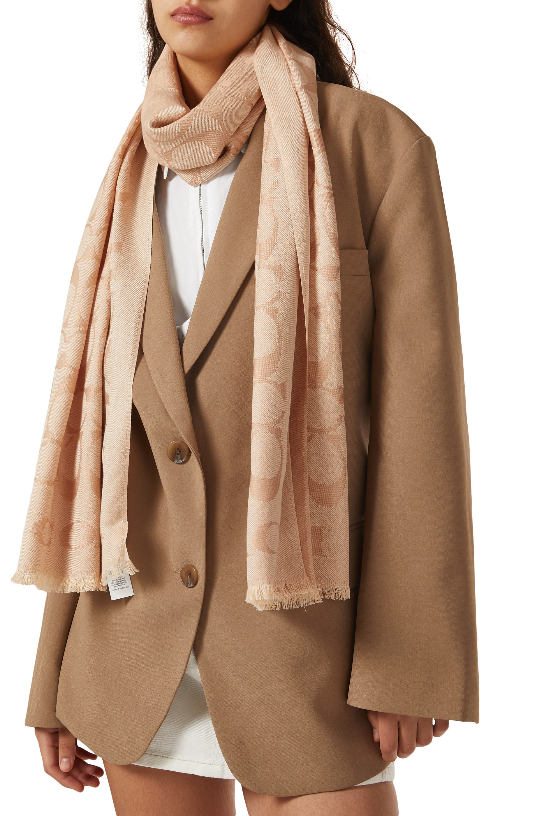 Signature Monogrammed Scarf