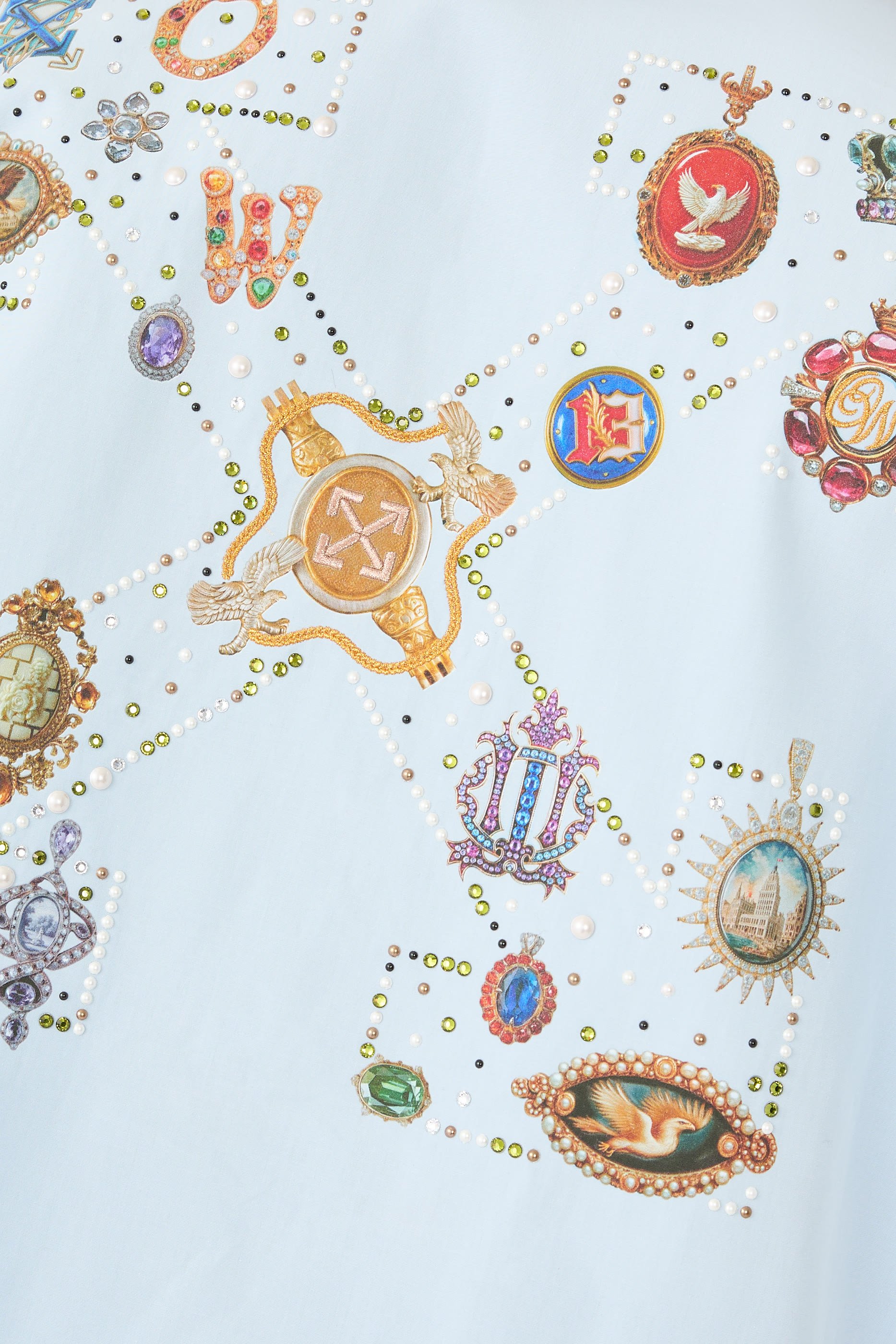 Jewel Arrow Poplin Bowling Shirt 