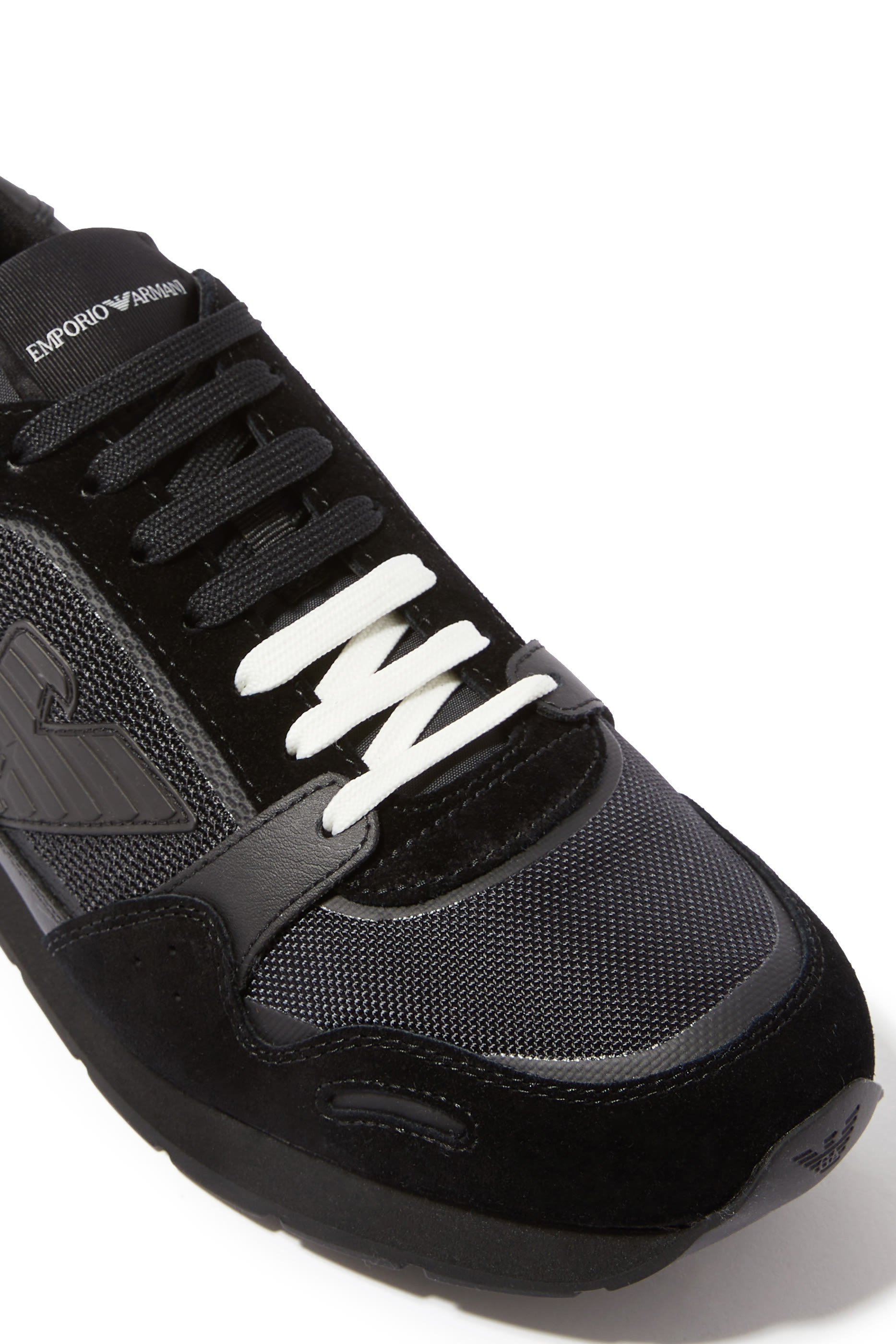 Mesh Eagle Patch Sneakers