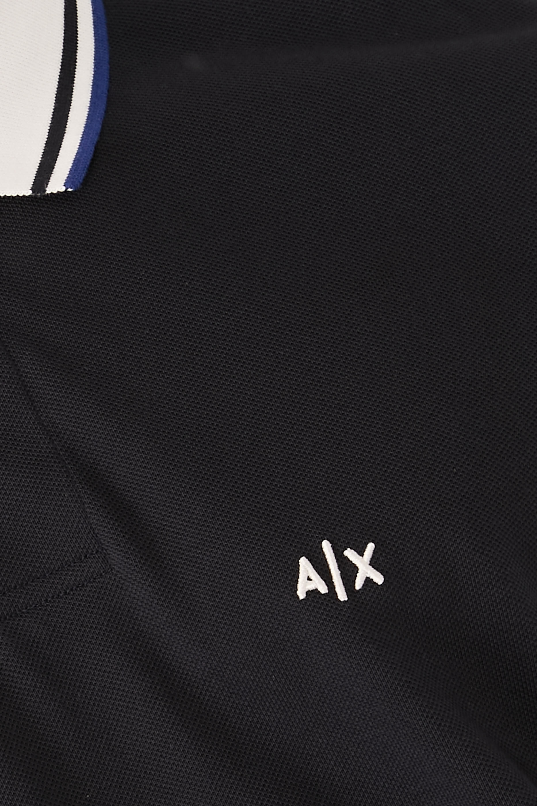 AX Logo Cotton Polo Shirt 