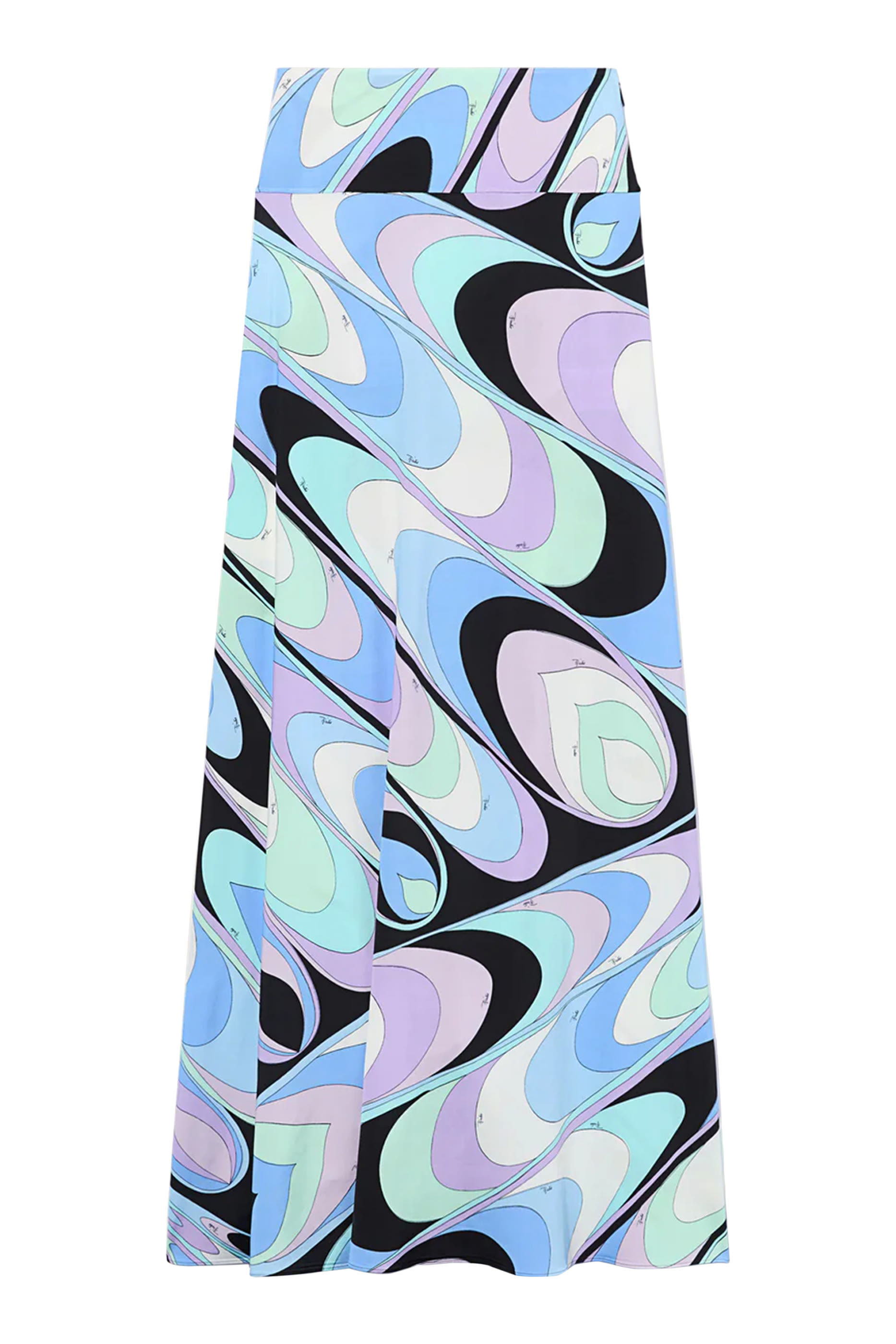 Onde-Print Skirt