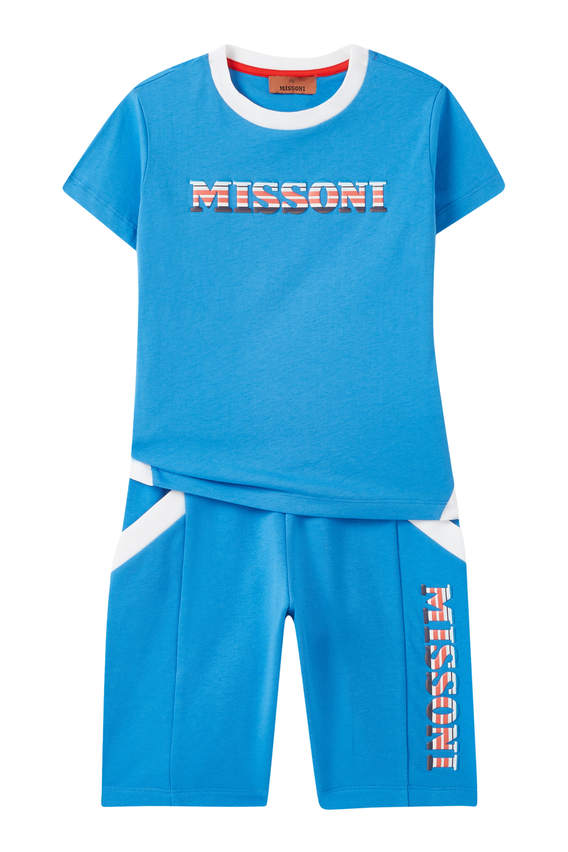 Kids Logo Print Jersey Shorts