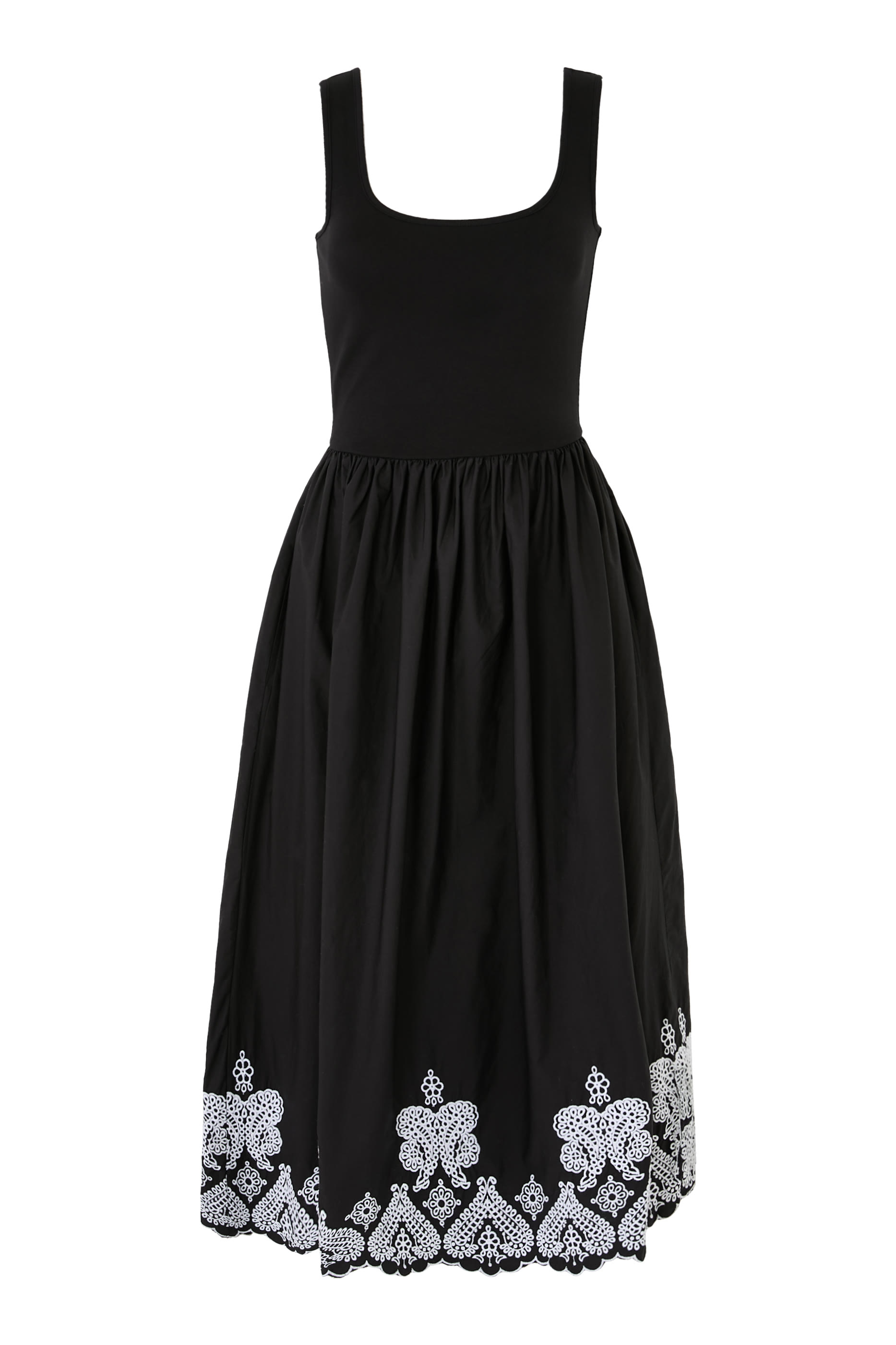 Floral Embroidered Colorado Midi Dress