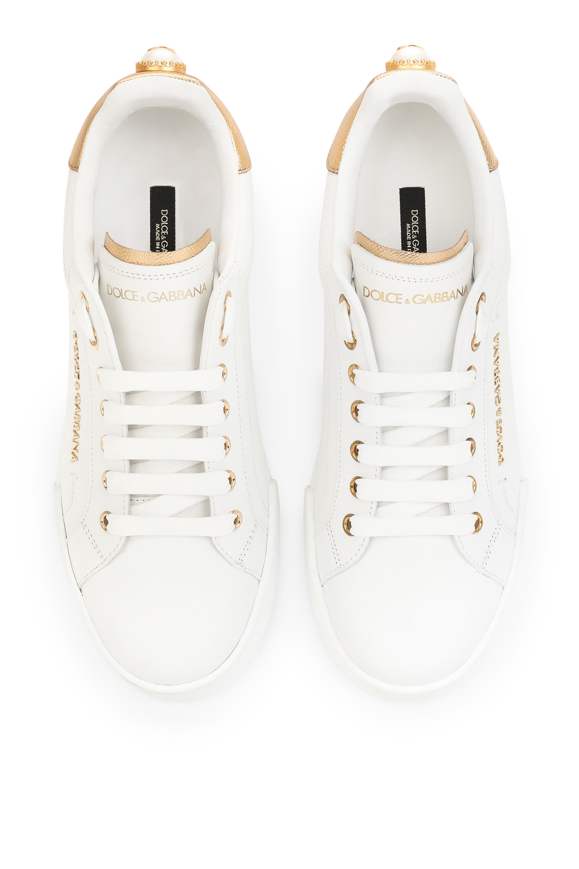 Logo Calfskin Nappa Portofino Sneakers