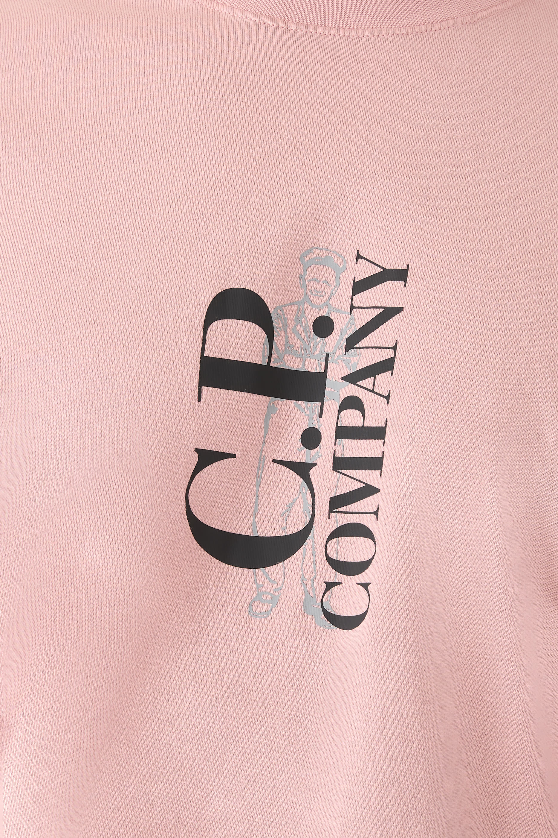 30/1 Jersey Vertical Logo T-Shirt