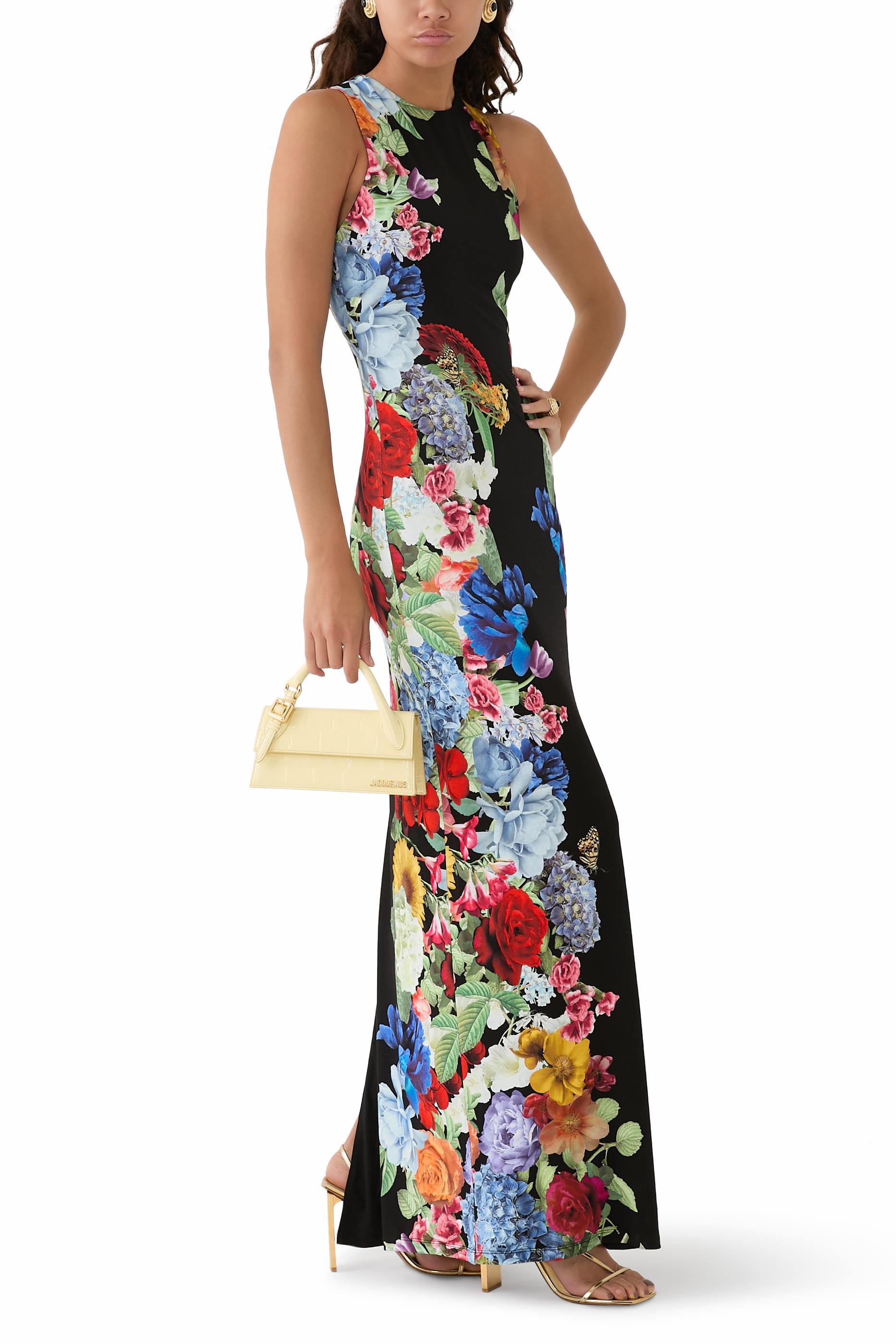 Delora Open Back Maxi Dress 