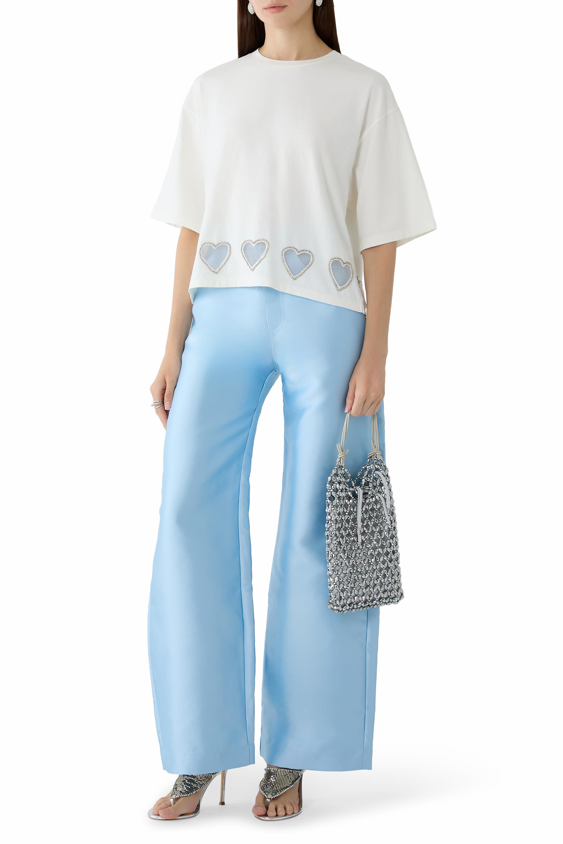 Evan Oversized Crop T-Shirt 