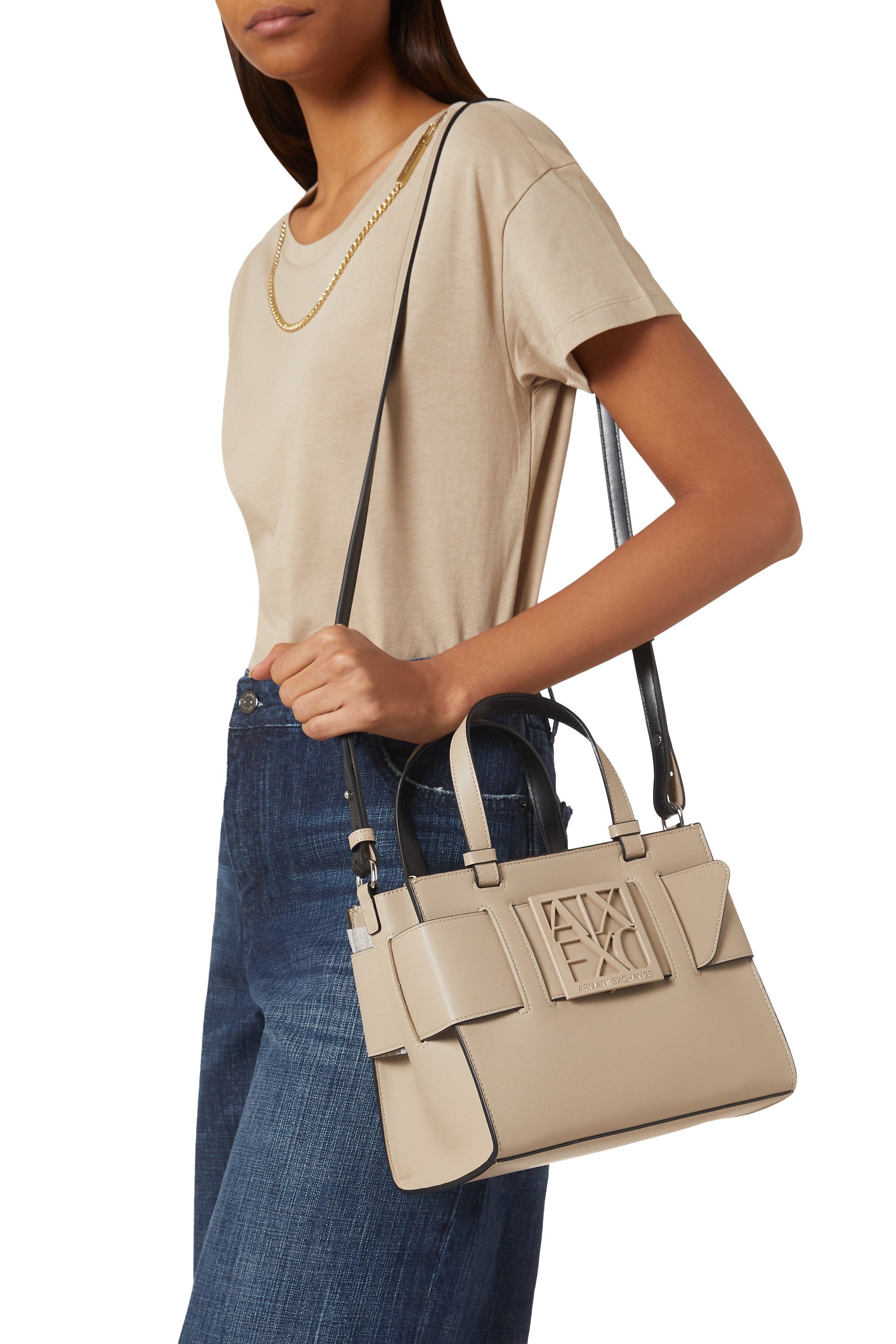 AX Plaque Medium Tote Bag