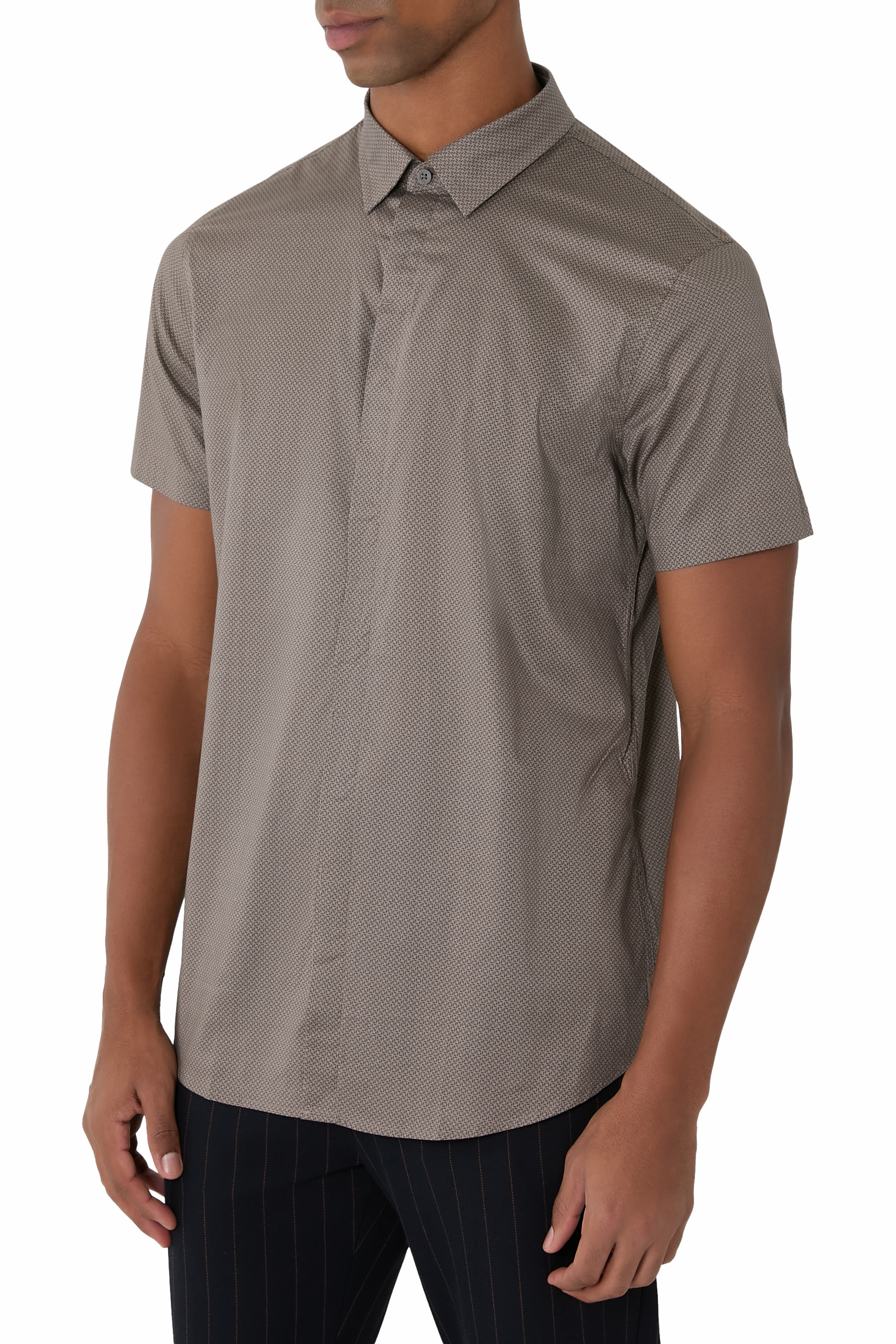 Slim Fit Short Sleeve Shirt