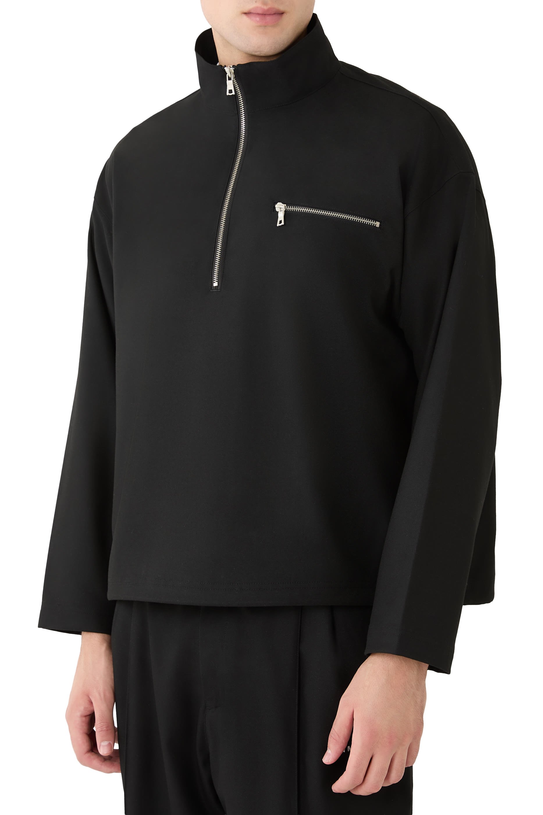 Mki Suiting Quarter Zip