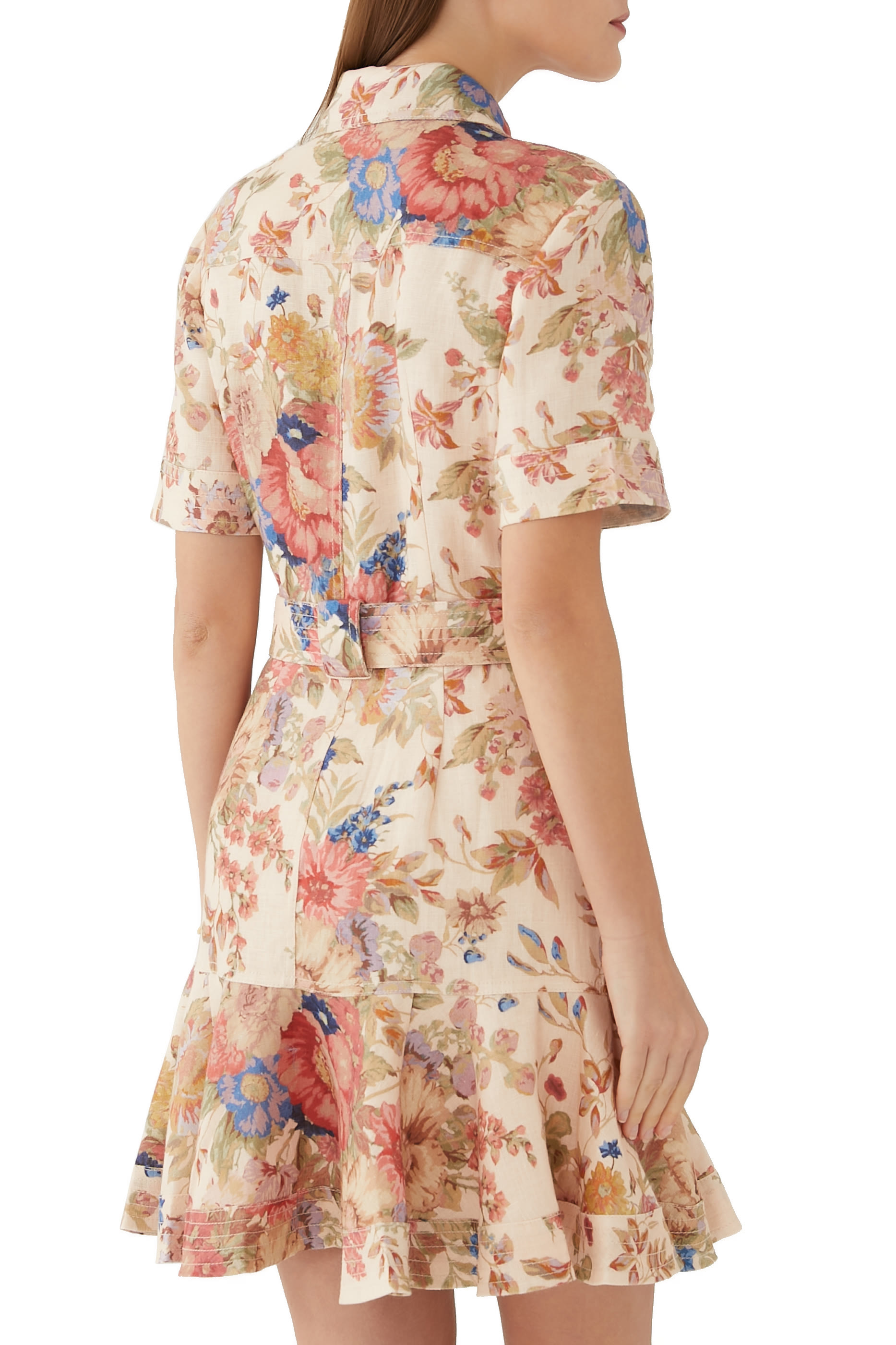 August Belted Mini Dress