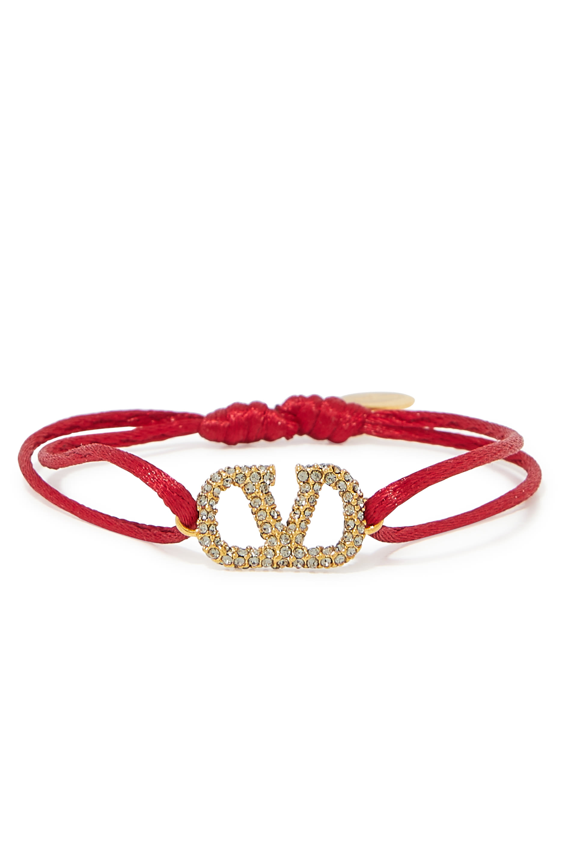 Valentino Garavani VLogo Rhinestones Signature Bracelet