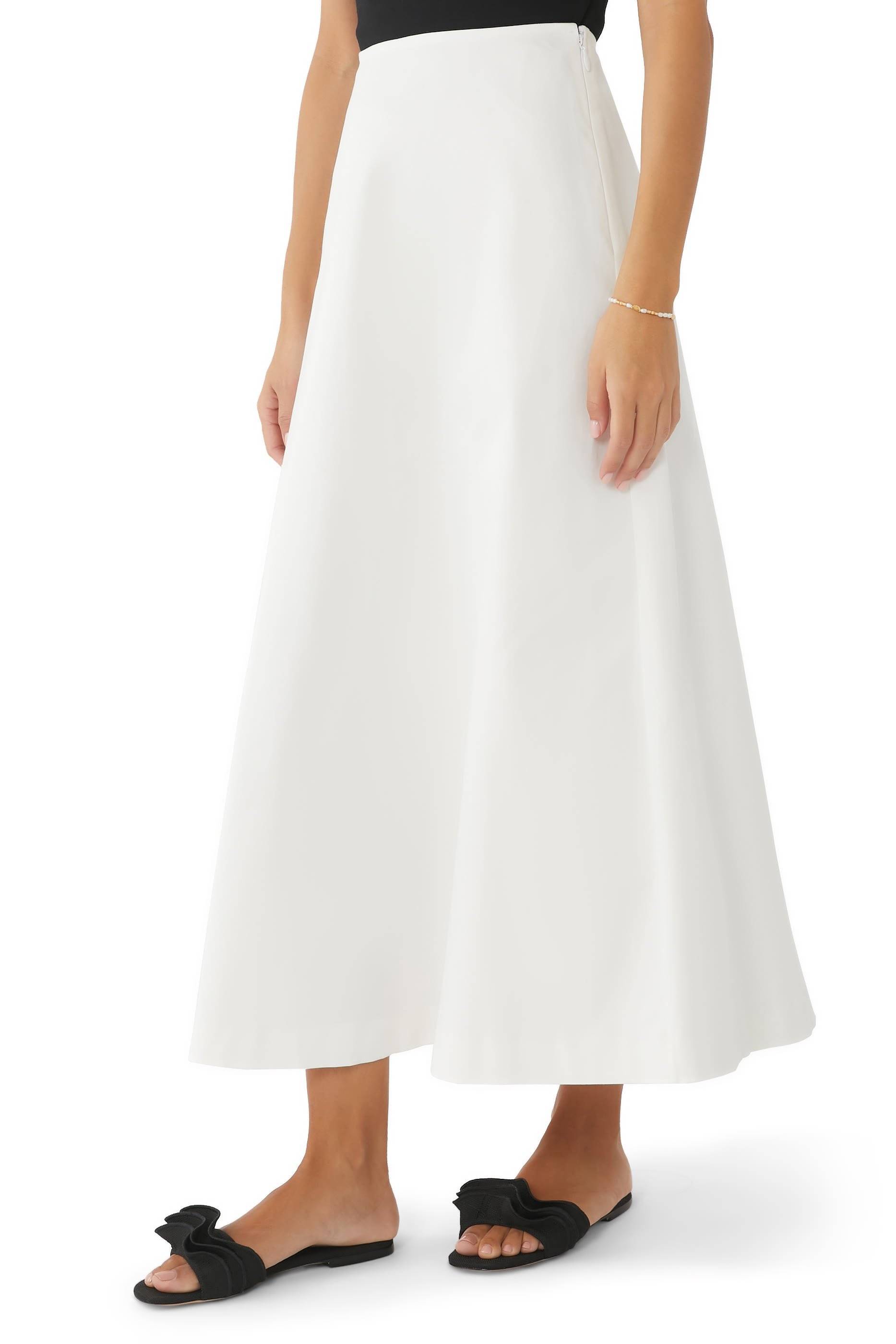 Ivy 11 Raffia Ruffle Mules