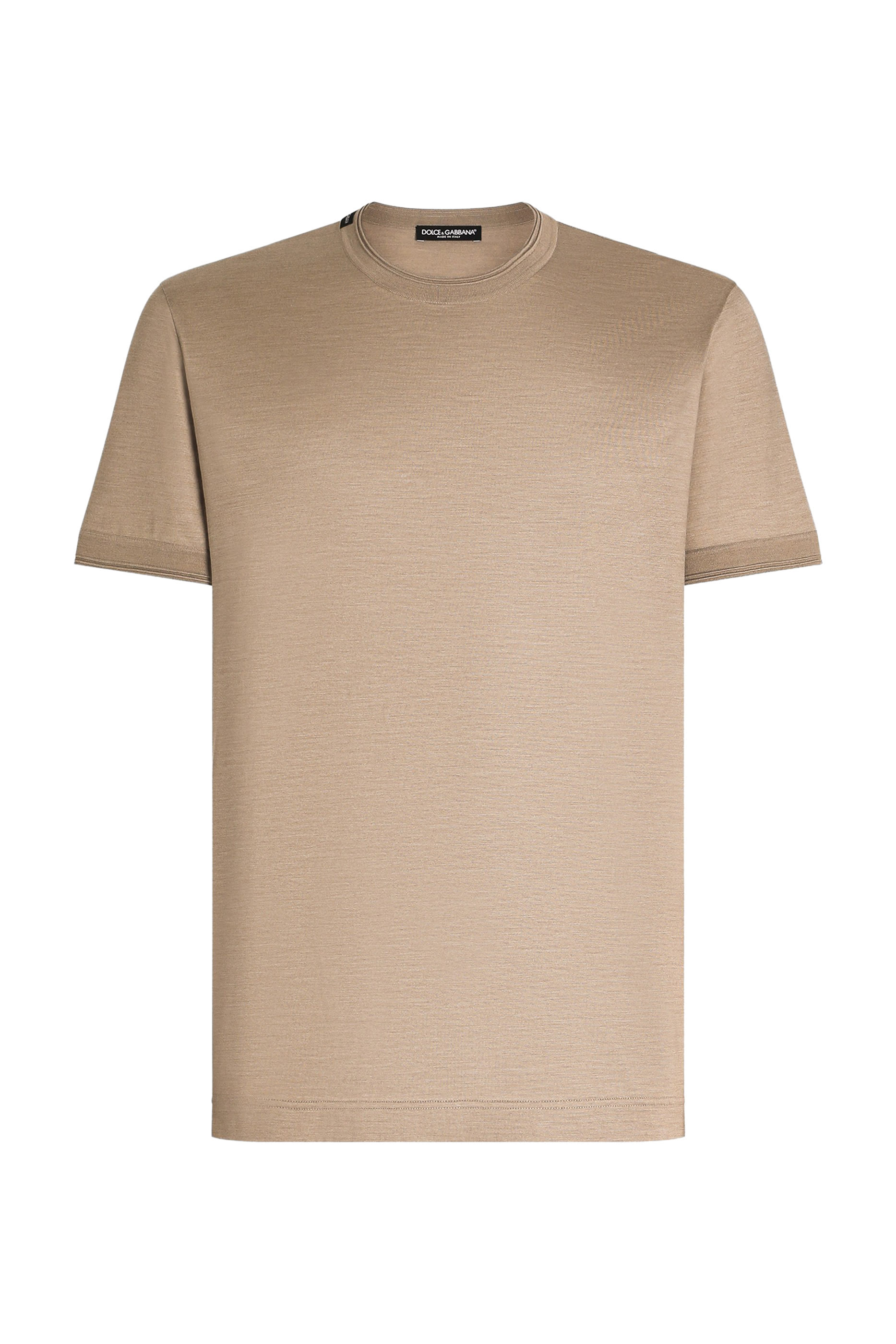 Short-Sleeved Silk T-Shirt
