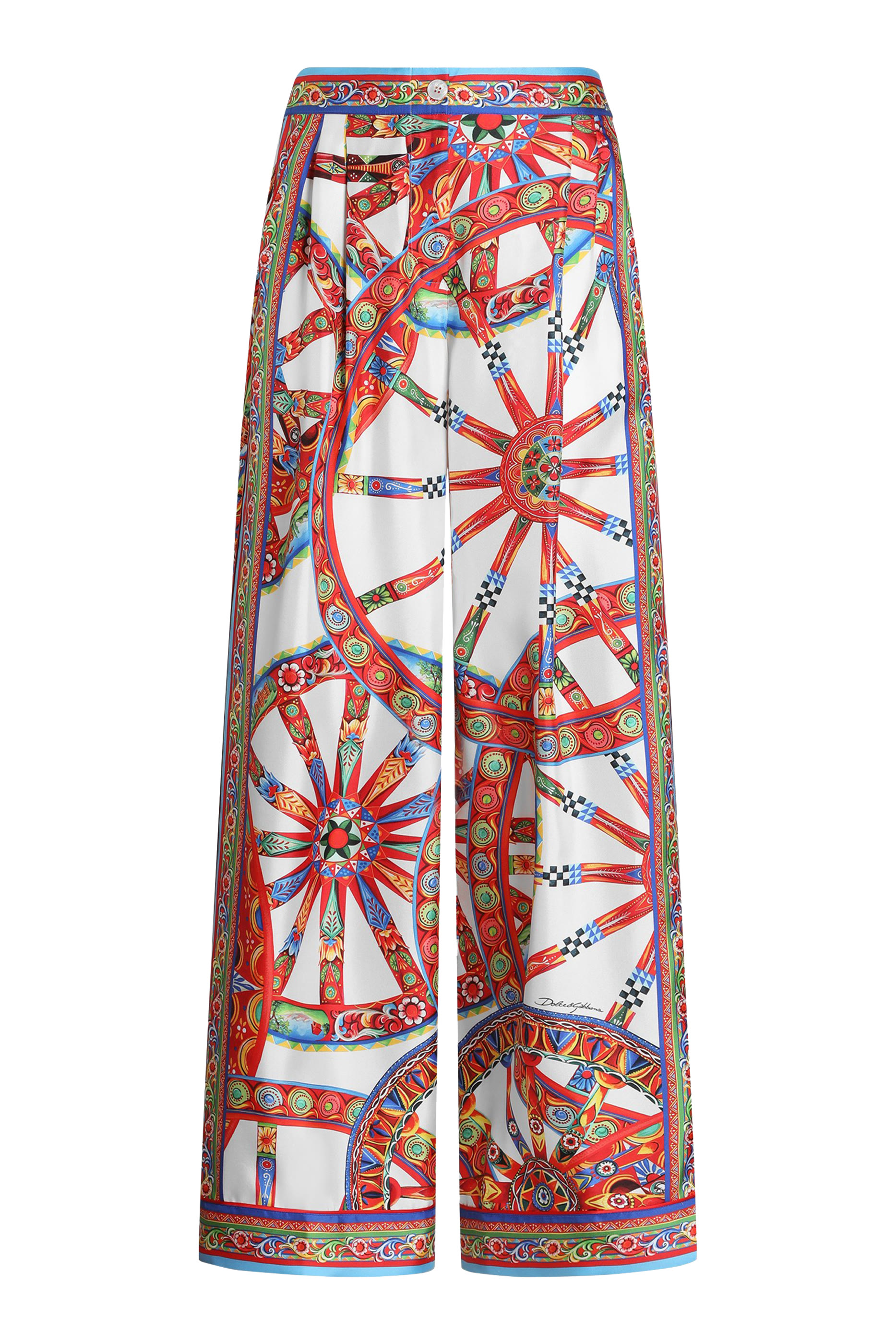 Carretto-Print Vanity Trousers