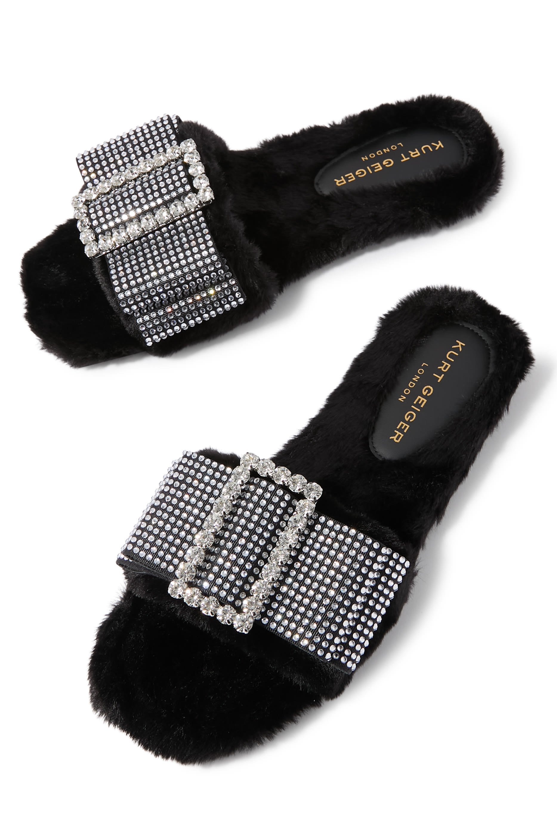 Cosy Bow Slide Flats 