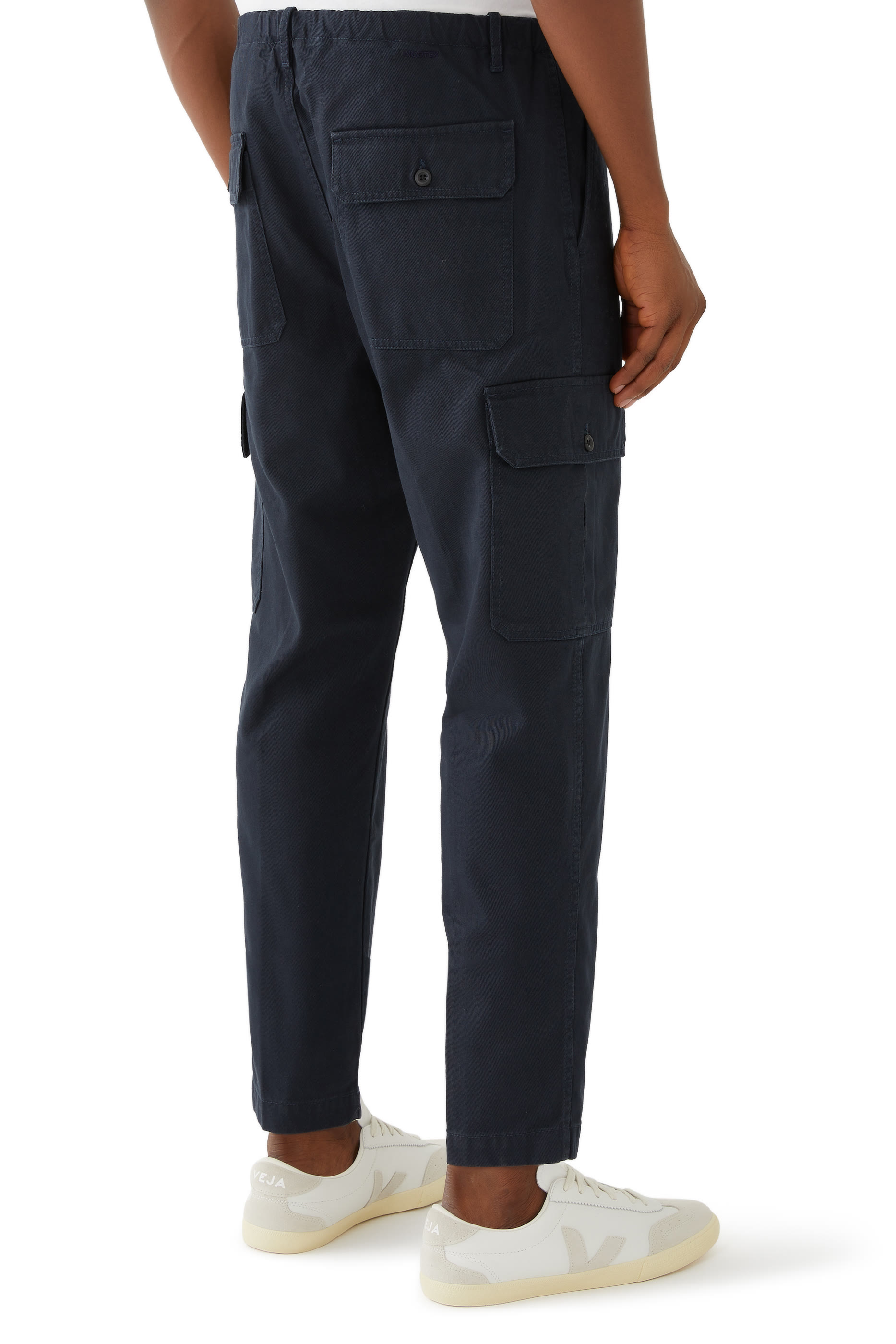 Regular-Fit Tricotine Trousers