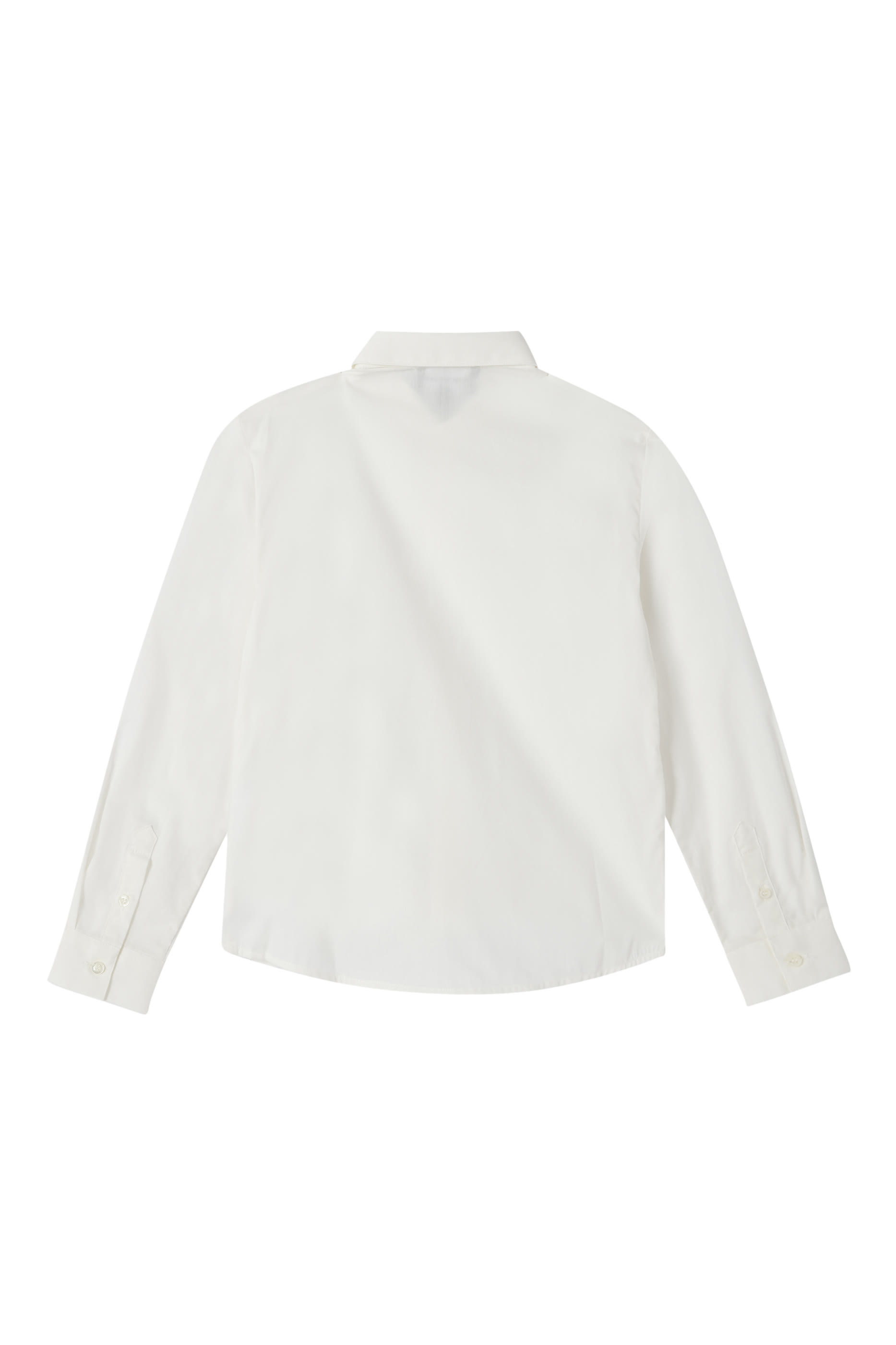 Kids EA Text Logo Cotton Shirt