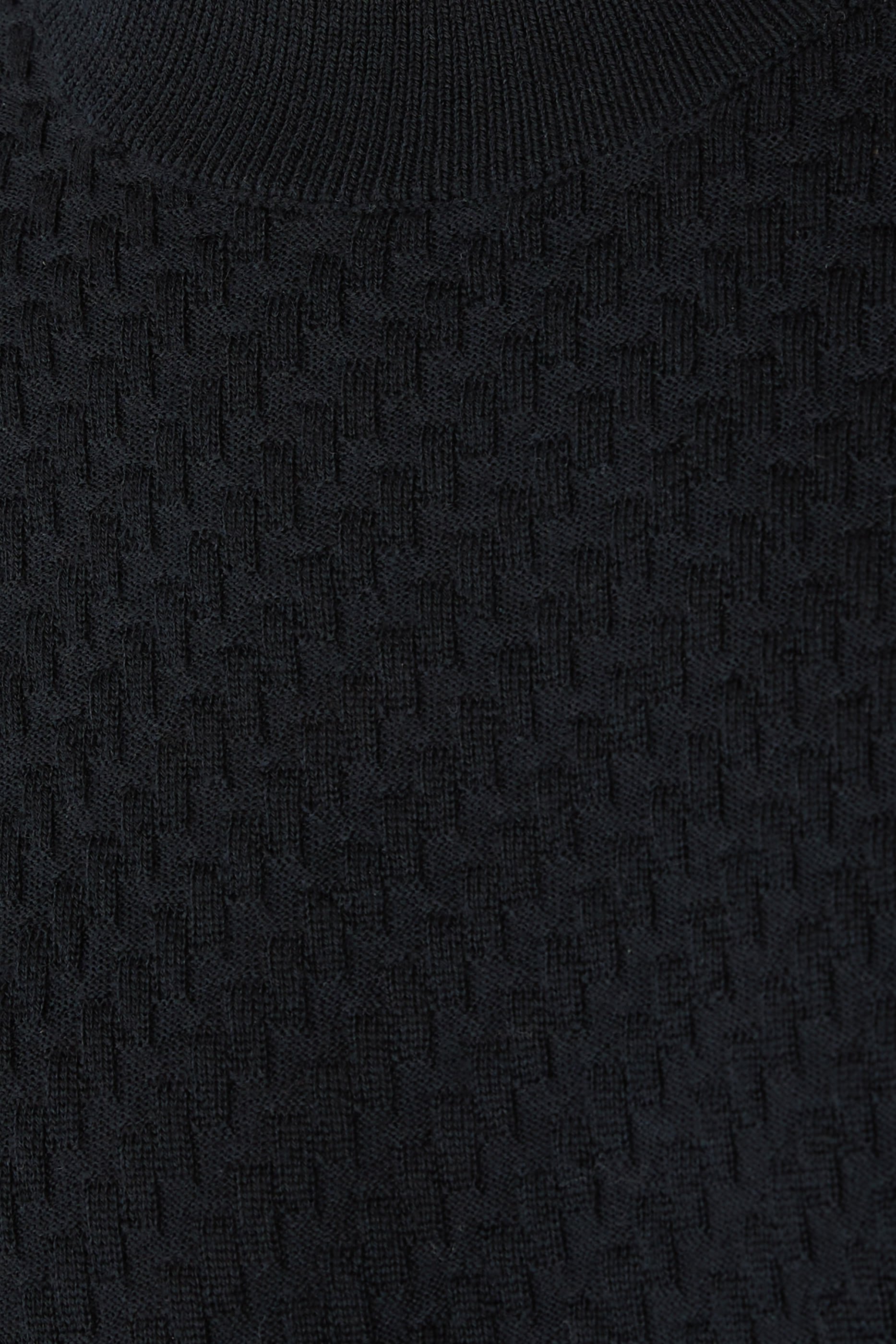 Knit Short Sleeves Herringbone T-Shirt