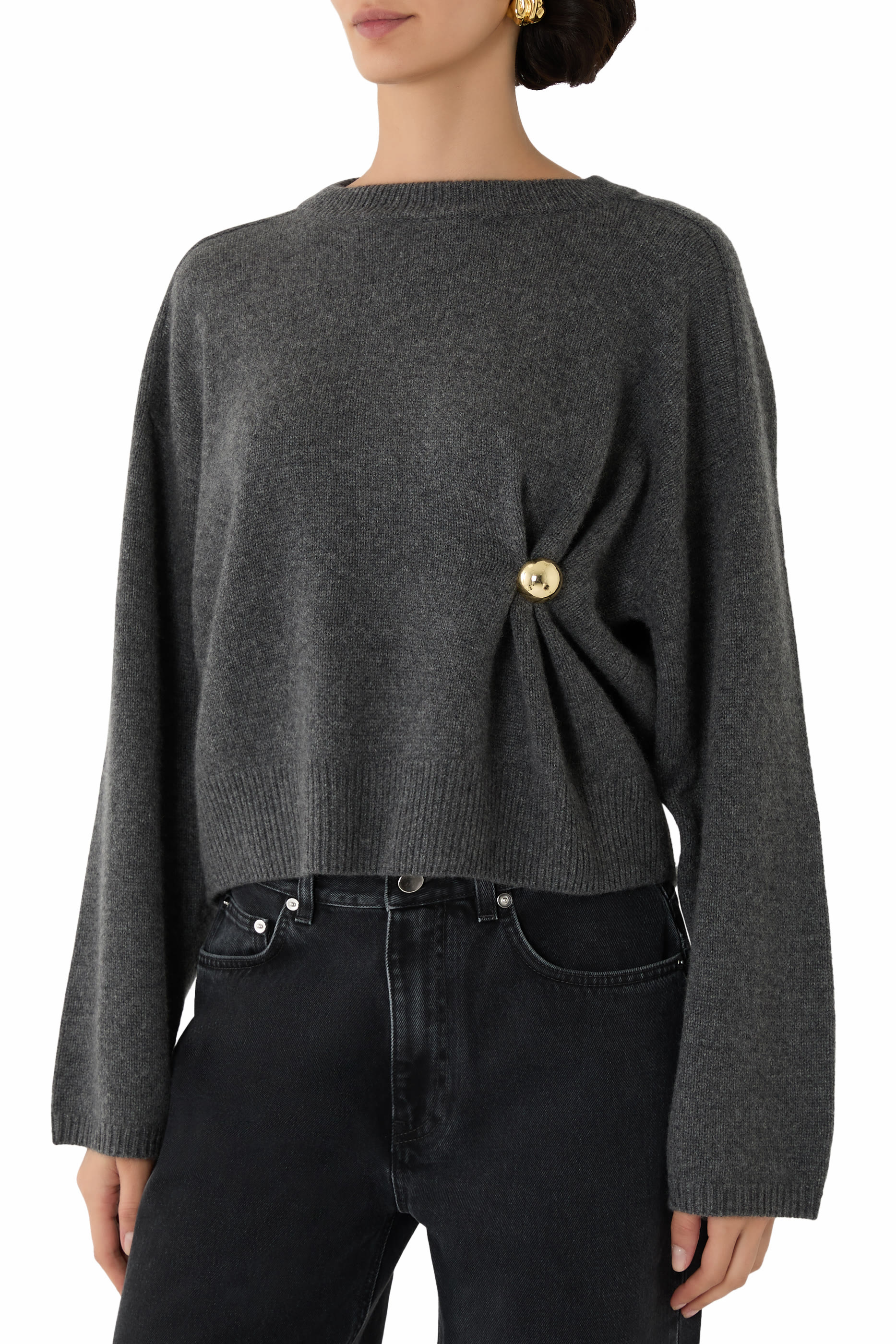 Bill Cashmere Draped Sweater