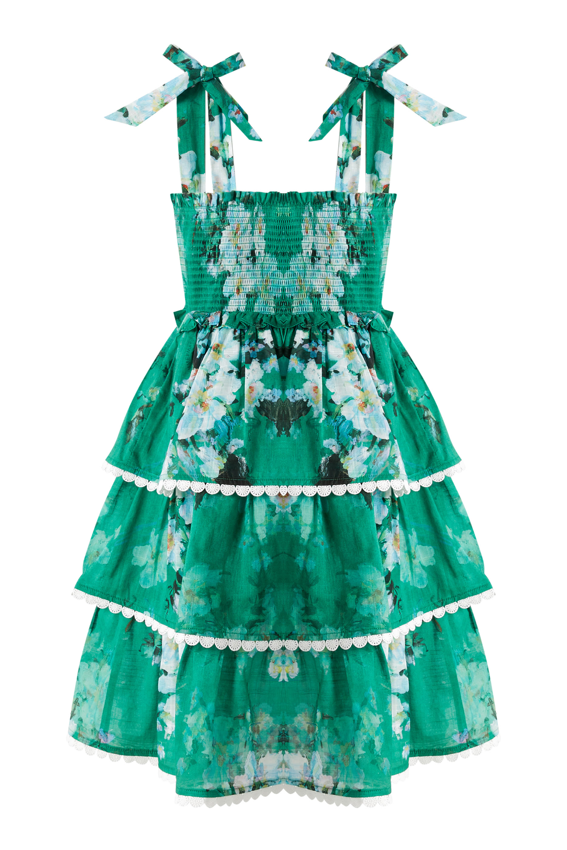 Kids Everley Floral-Print Smocked Dress