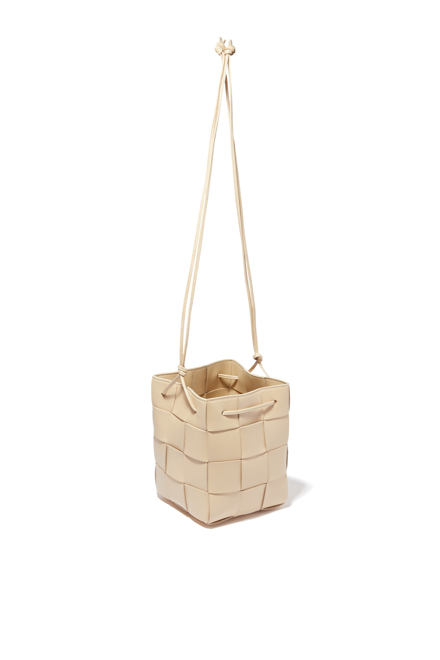 Small Cassette Cross-Body Bucket Bag