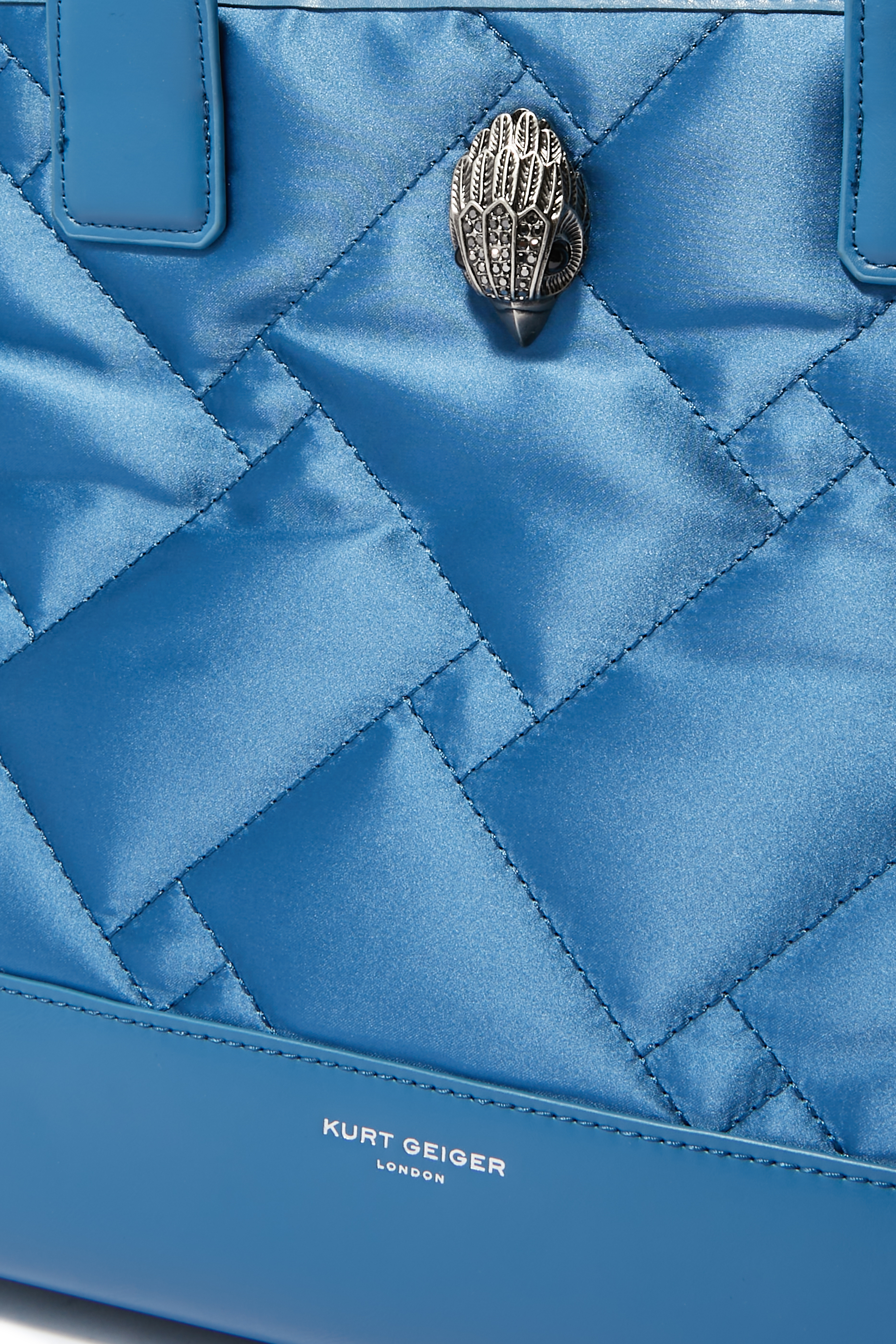 Recycled Nylon Small Square Shopper Tote Bag