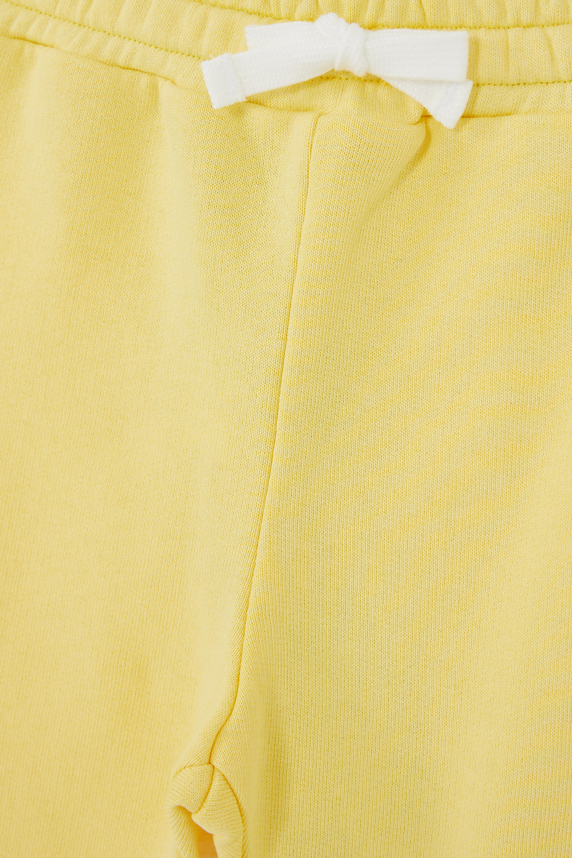 Kids Drawstring Trousers with Rib Knit Detailing