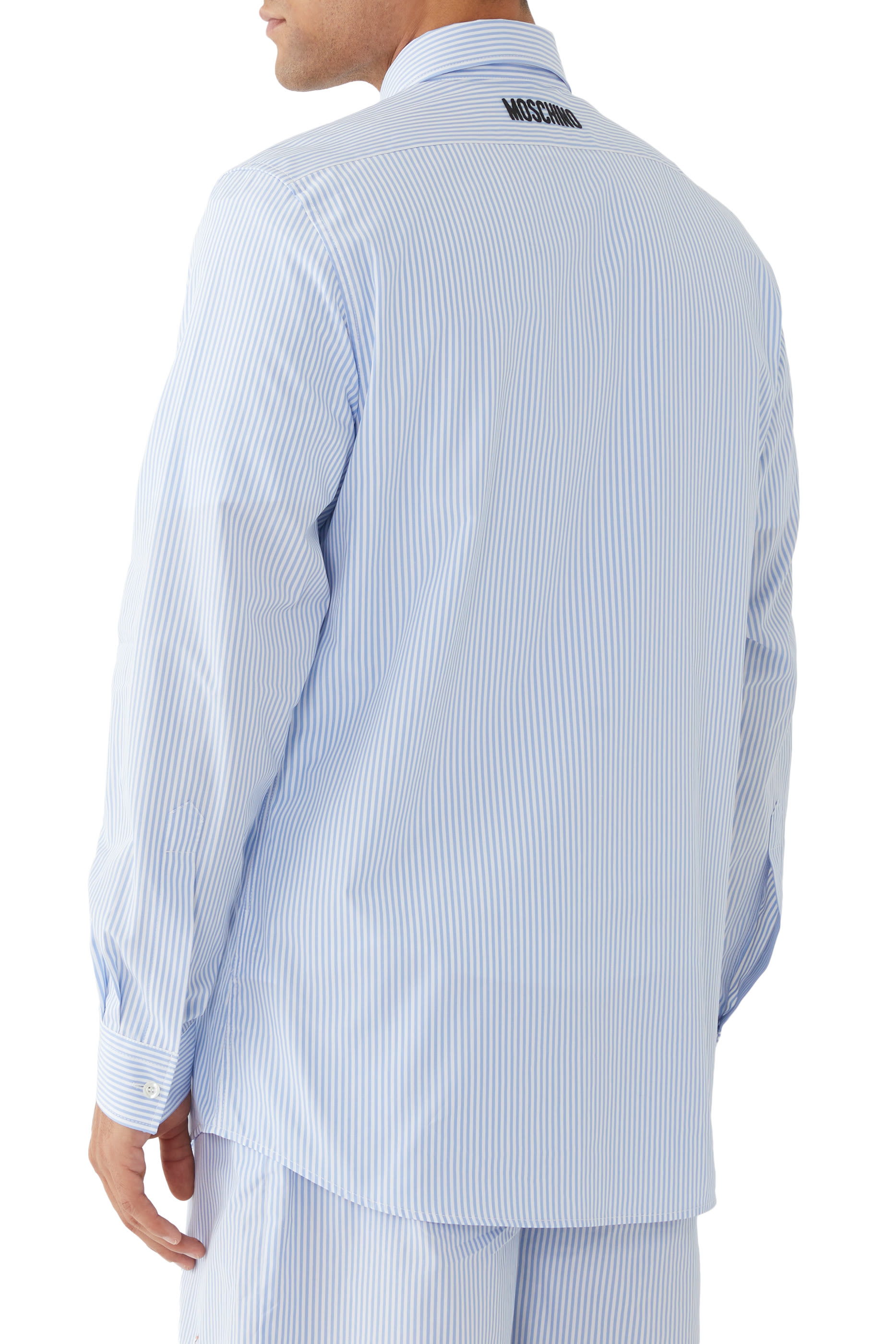 Goose Embroidery Poplin Shirt