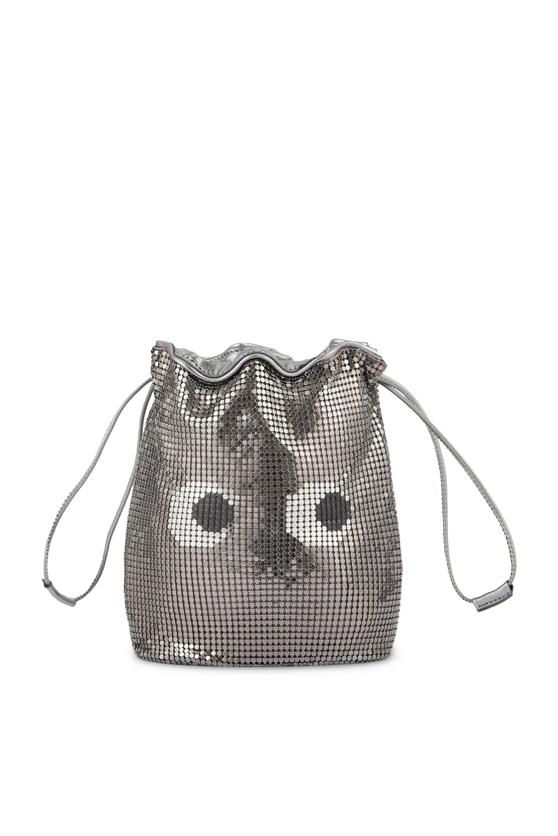 Eyes Mesh Drawstring Pouch
