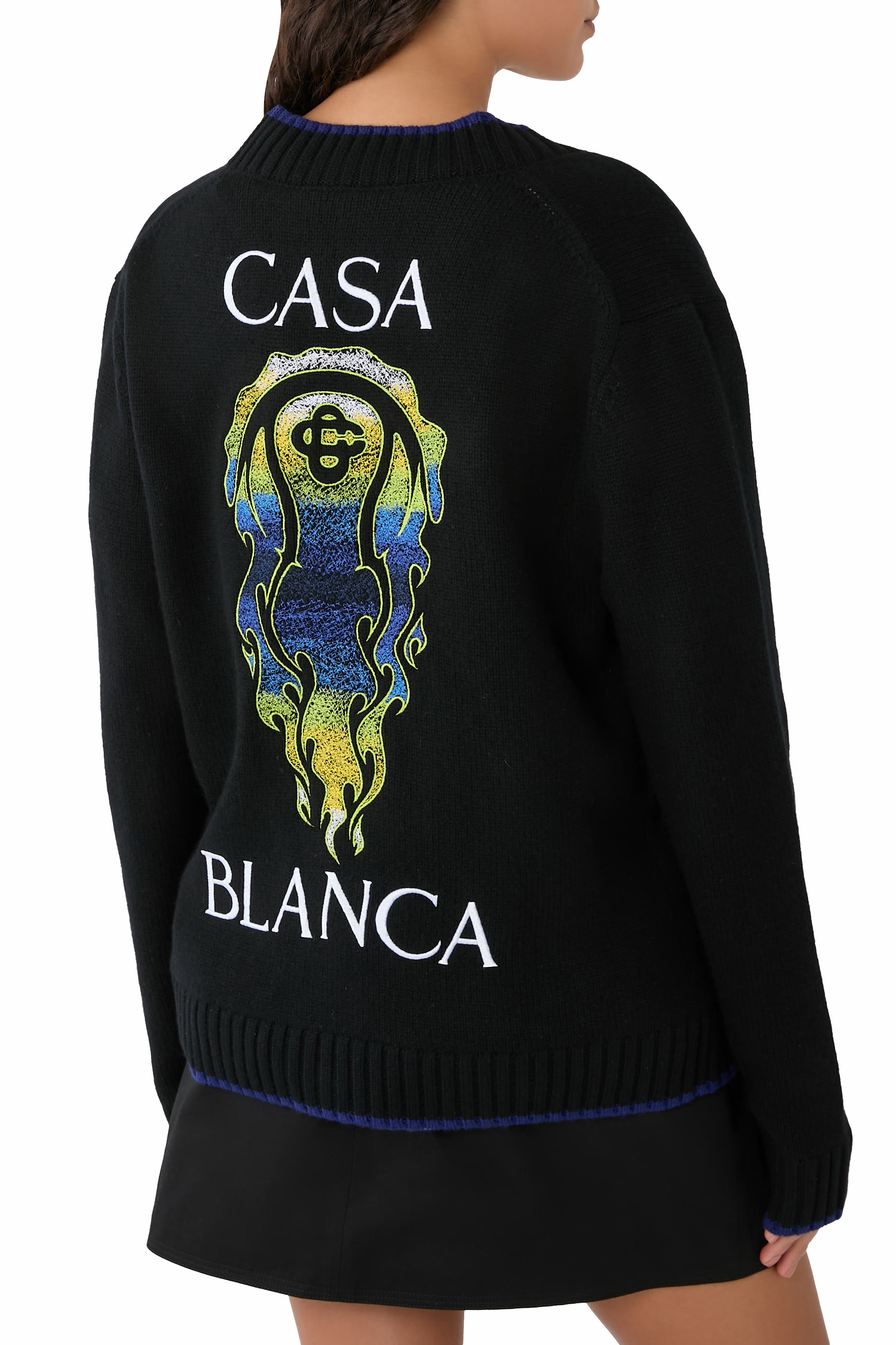 Flaming Tennis Ball Cardigan