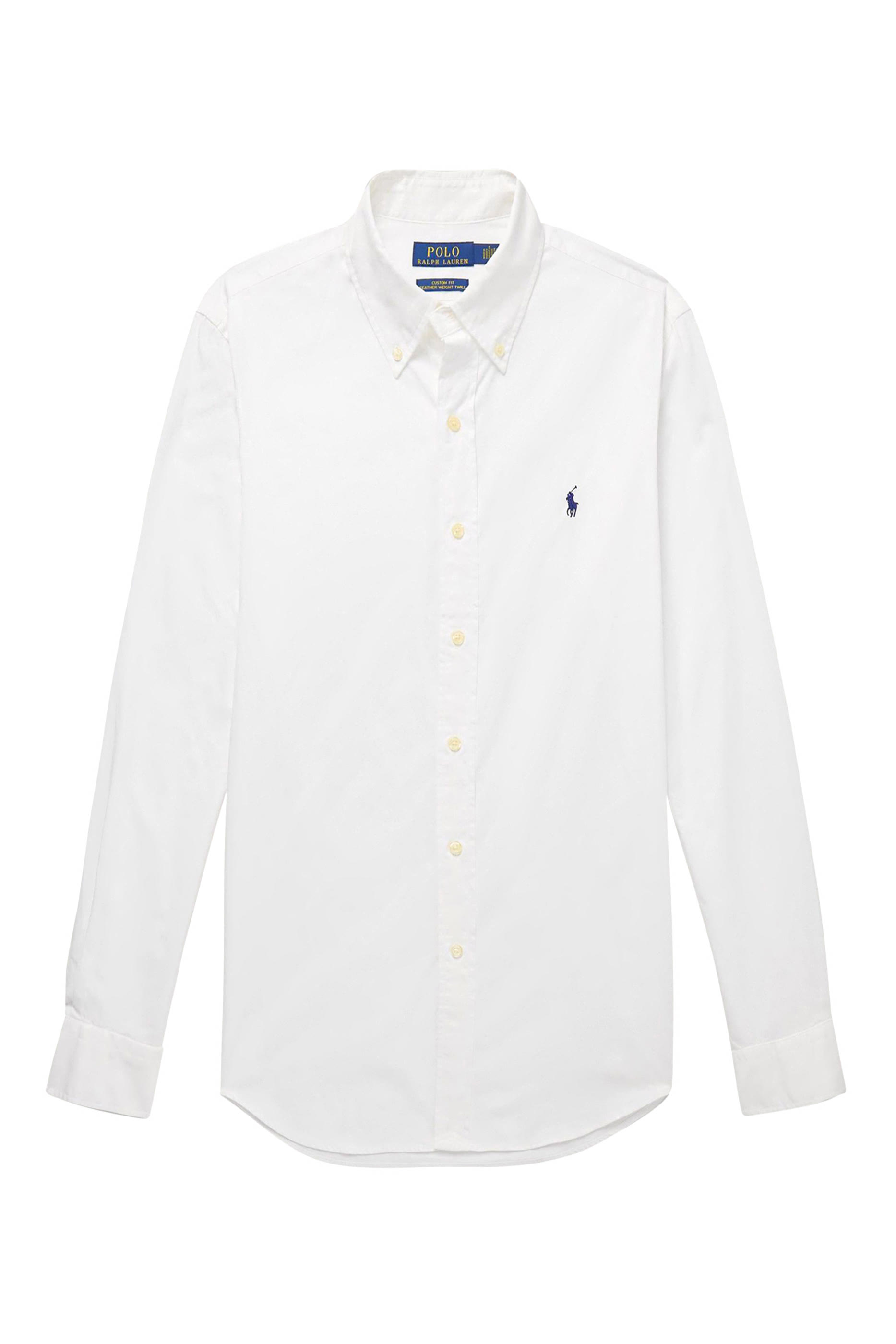 Embroidered Logo Cotton Shirt