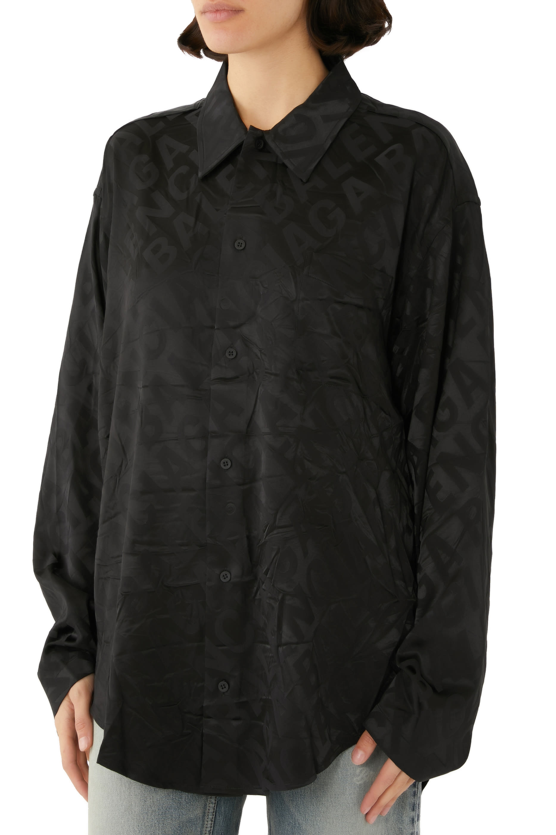 Logo-Print Long-Sleeve Shirt