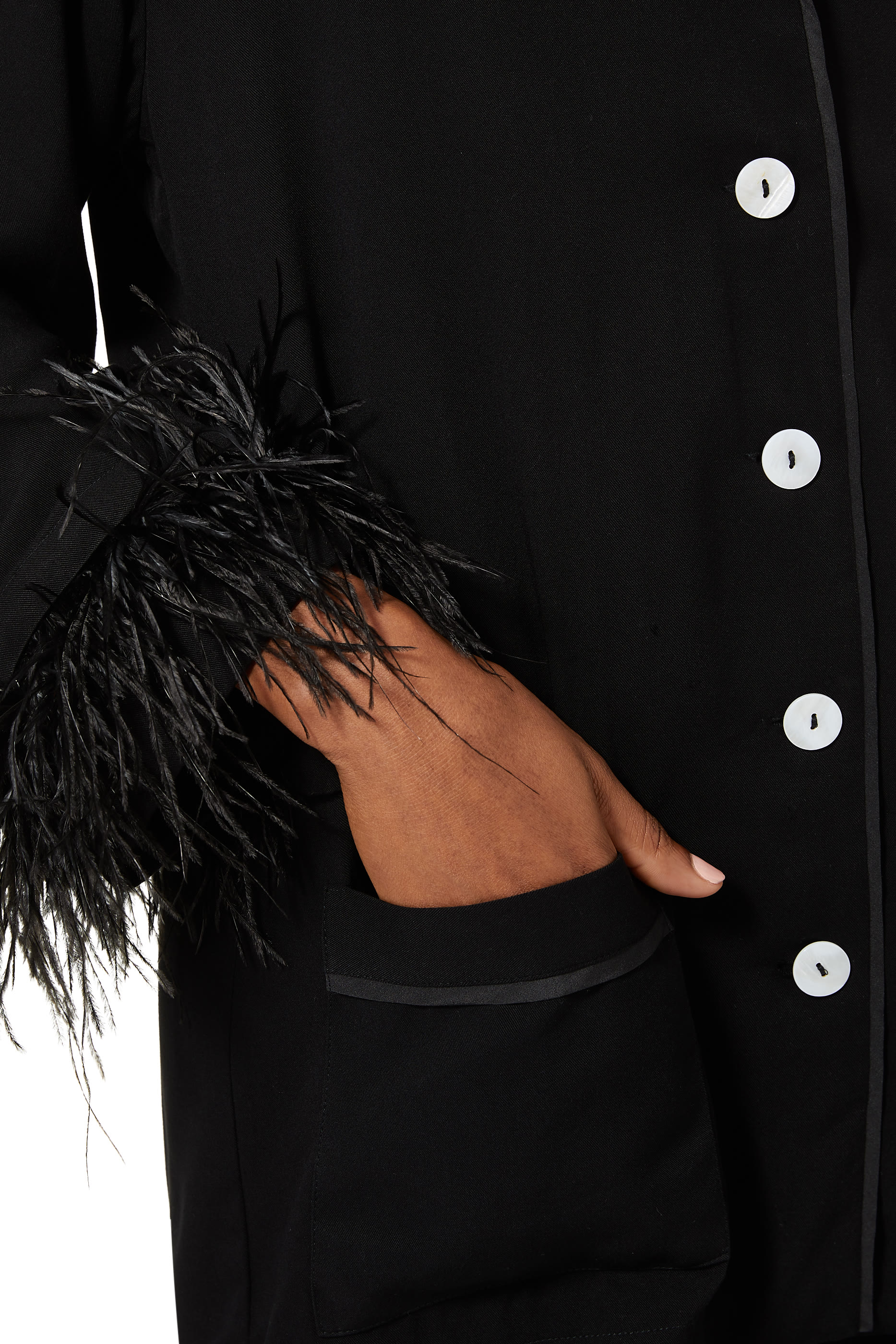 Party Pajama Set With Feathers