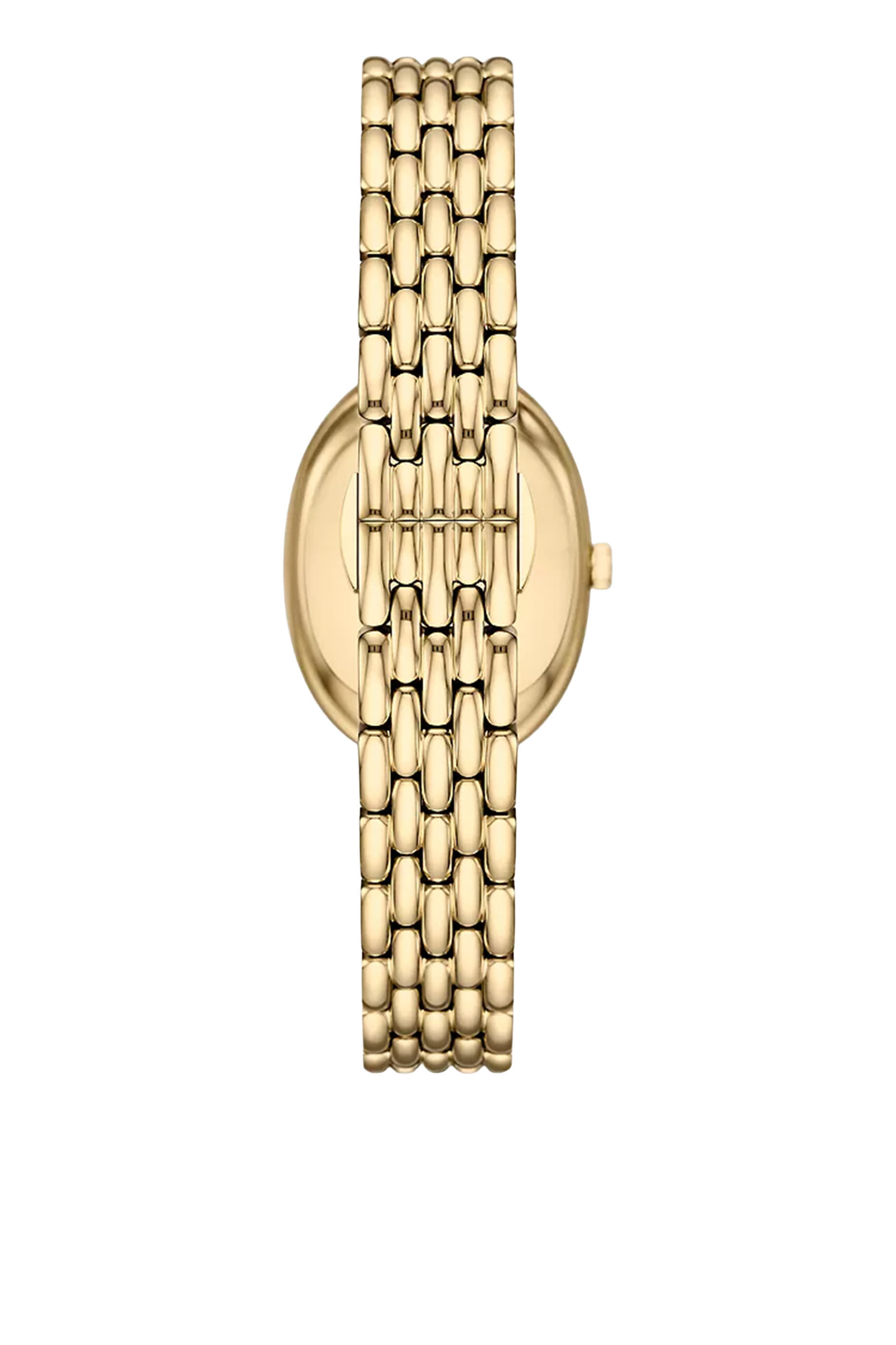 Two-Hand Gold-Tone Stainless Steel Watch 
