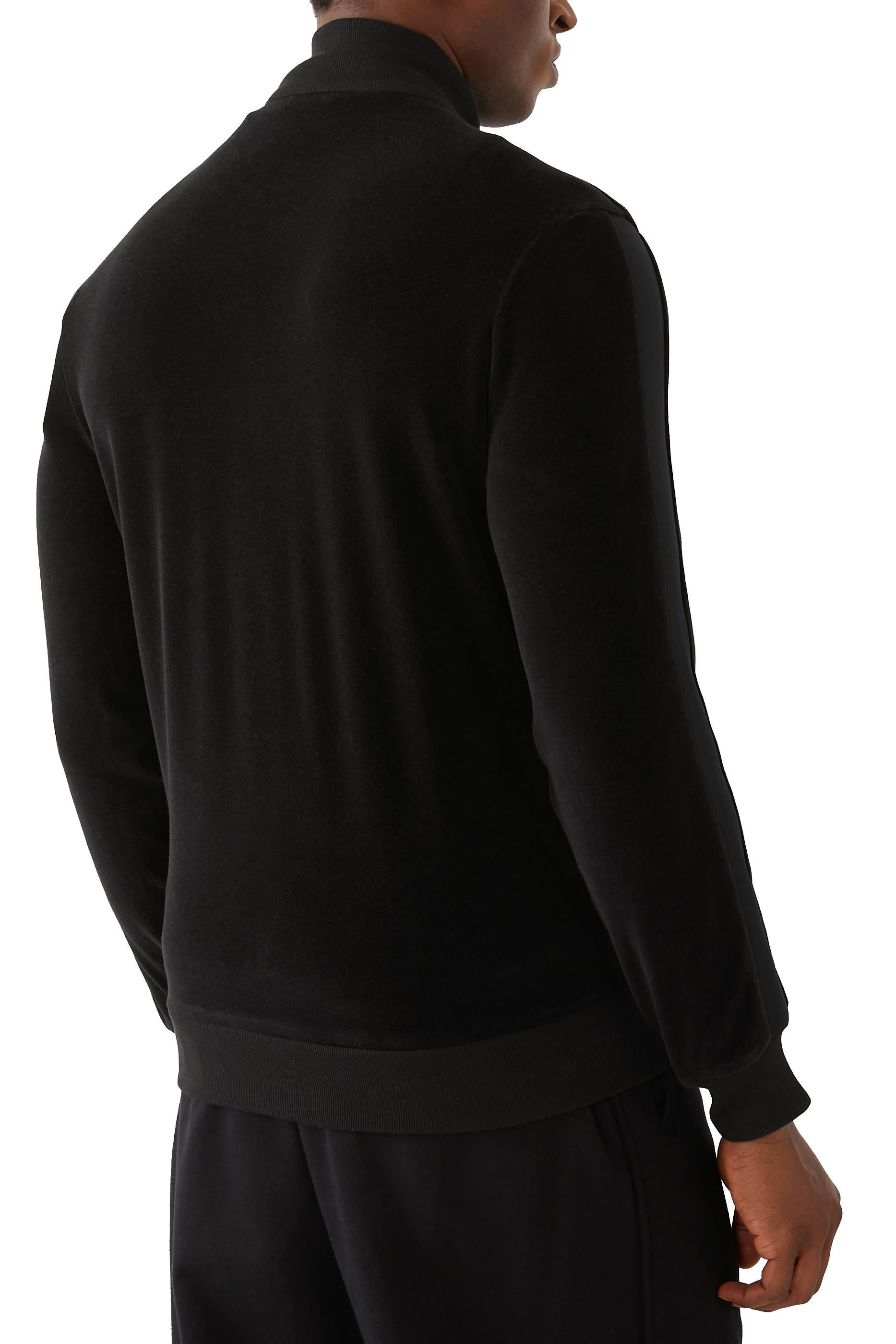 Chenille Zip-Up Sweatshirt