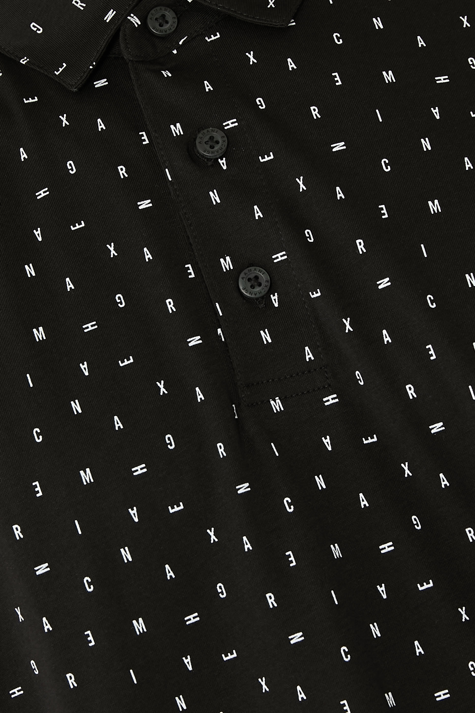 Logo Pattern Polo Shirt