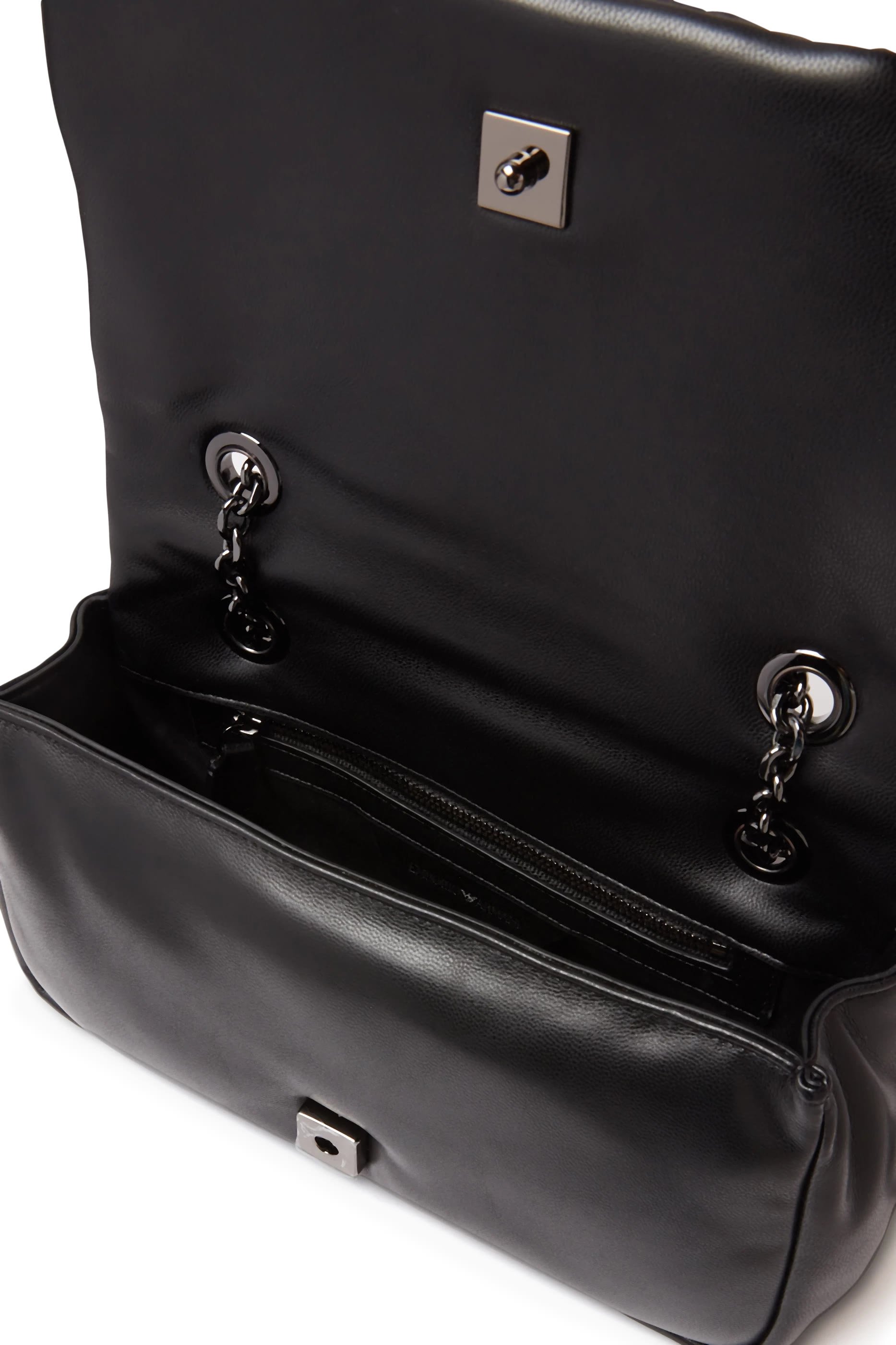 Quilted Nappa Leather-Effect Mini Bag