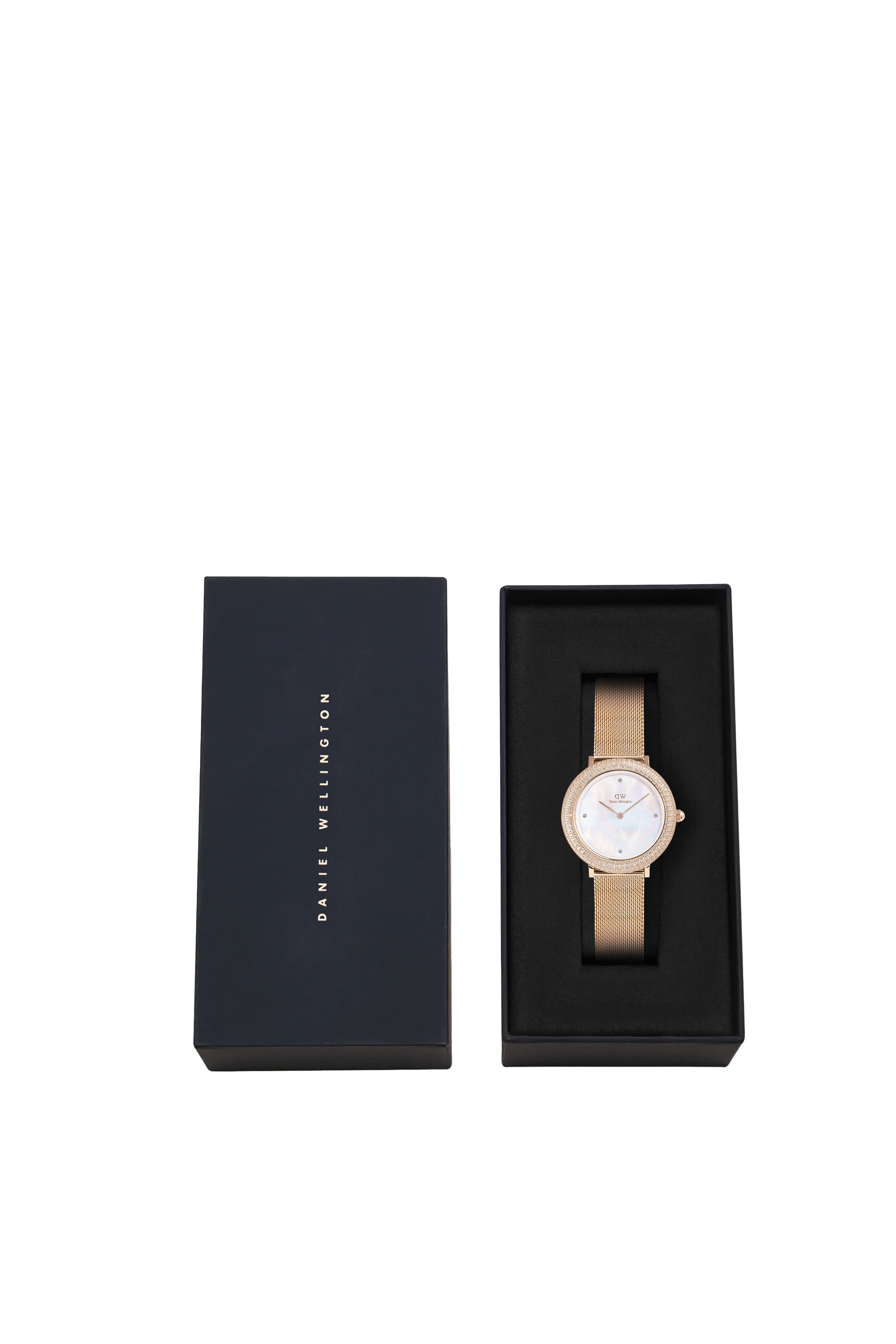 Crystalline Bezel Watch, Stainless Steel