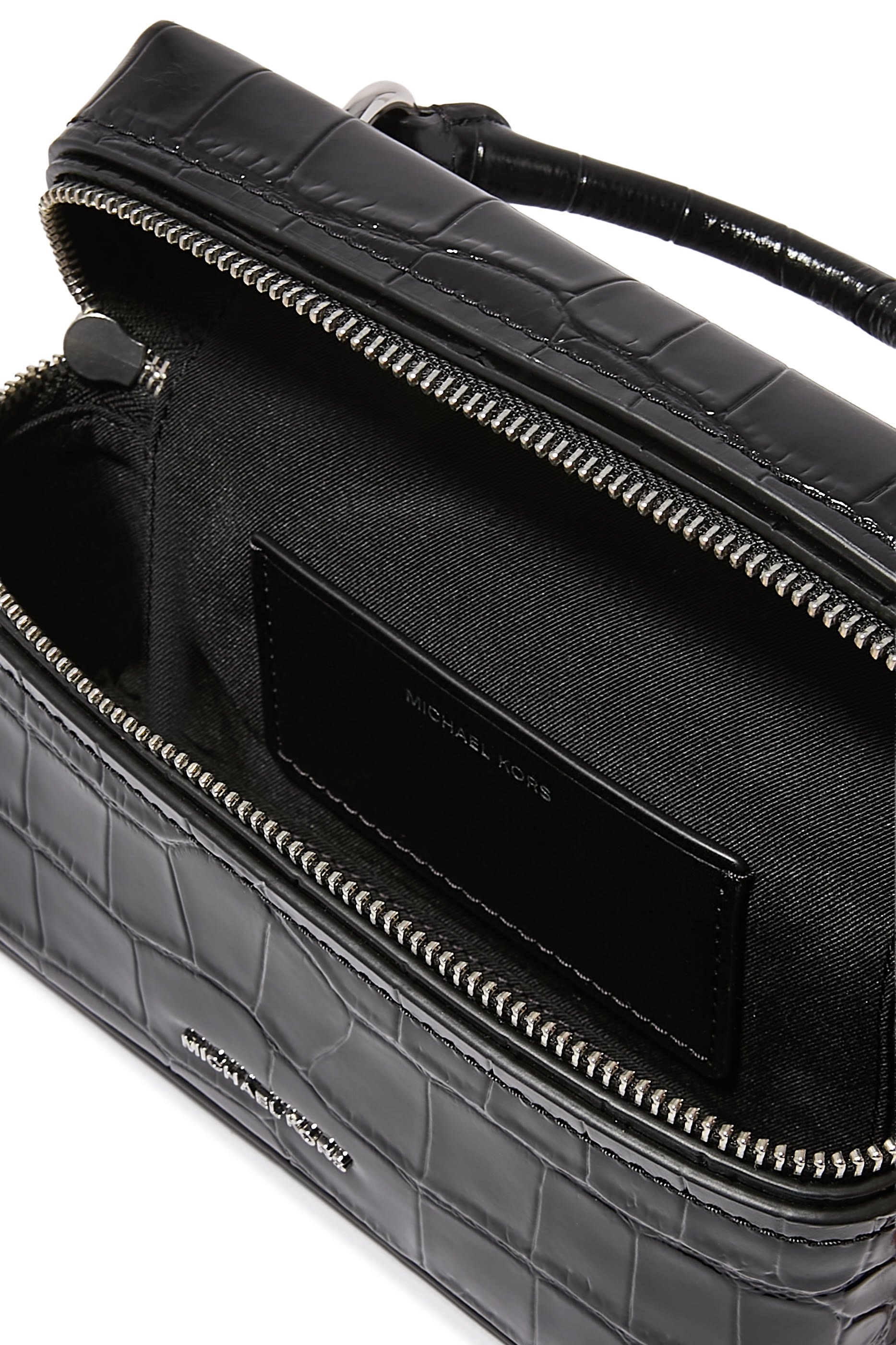  Jana Extra-Small Crocodile Embossed Leather Crossbody Bag