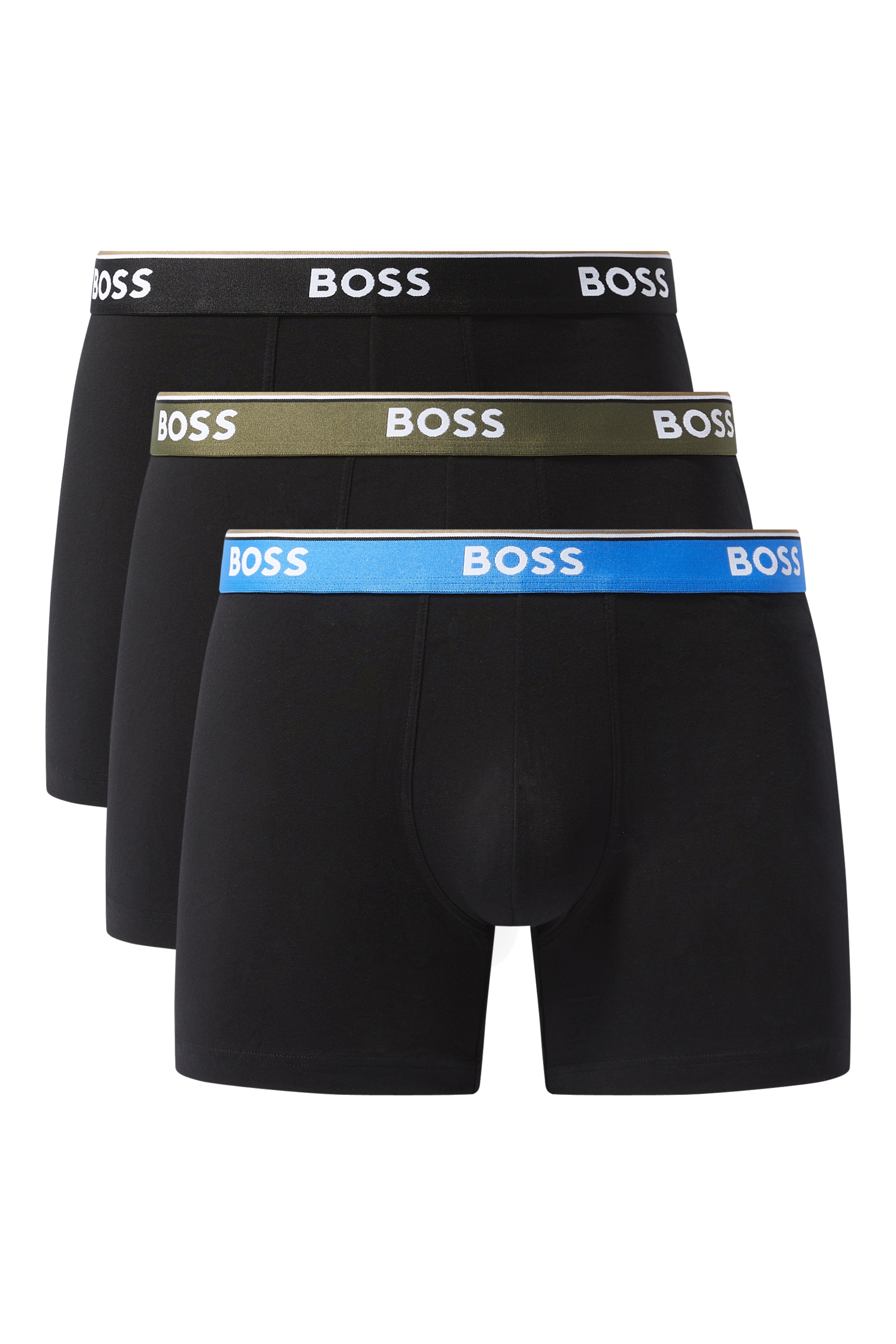 Logo Cotton Boxer Briefs, Pack Of 3