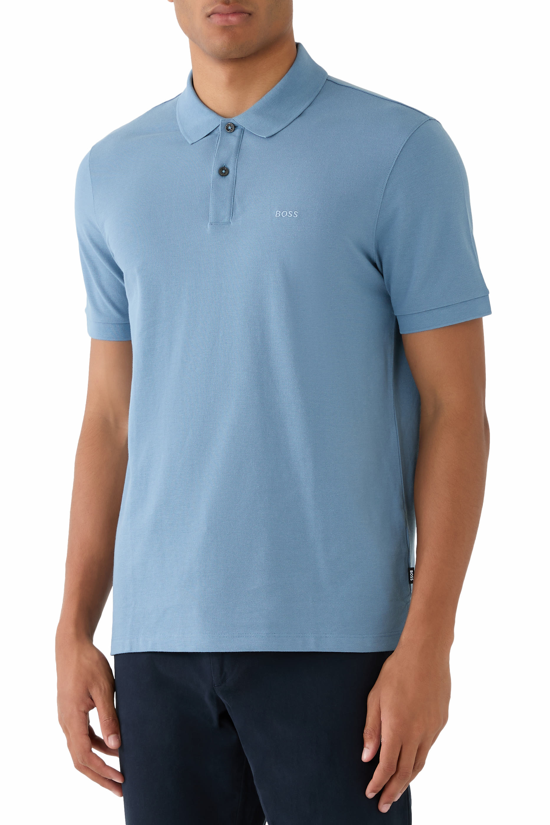 Logo Pallas Polo Shirt in Cotton Piqu&eacute;