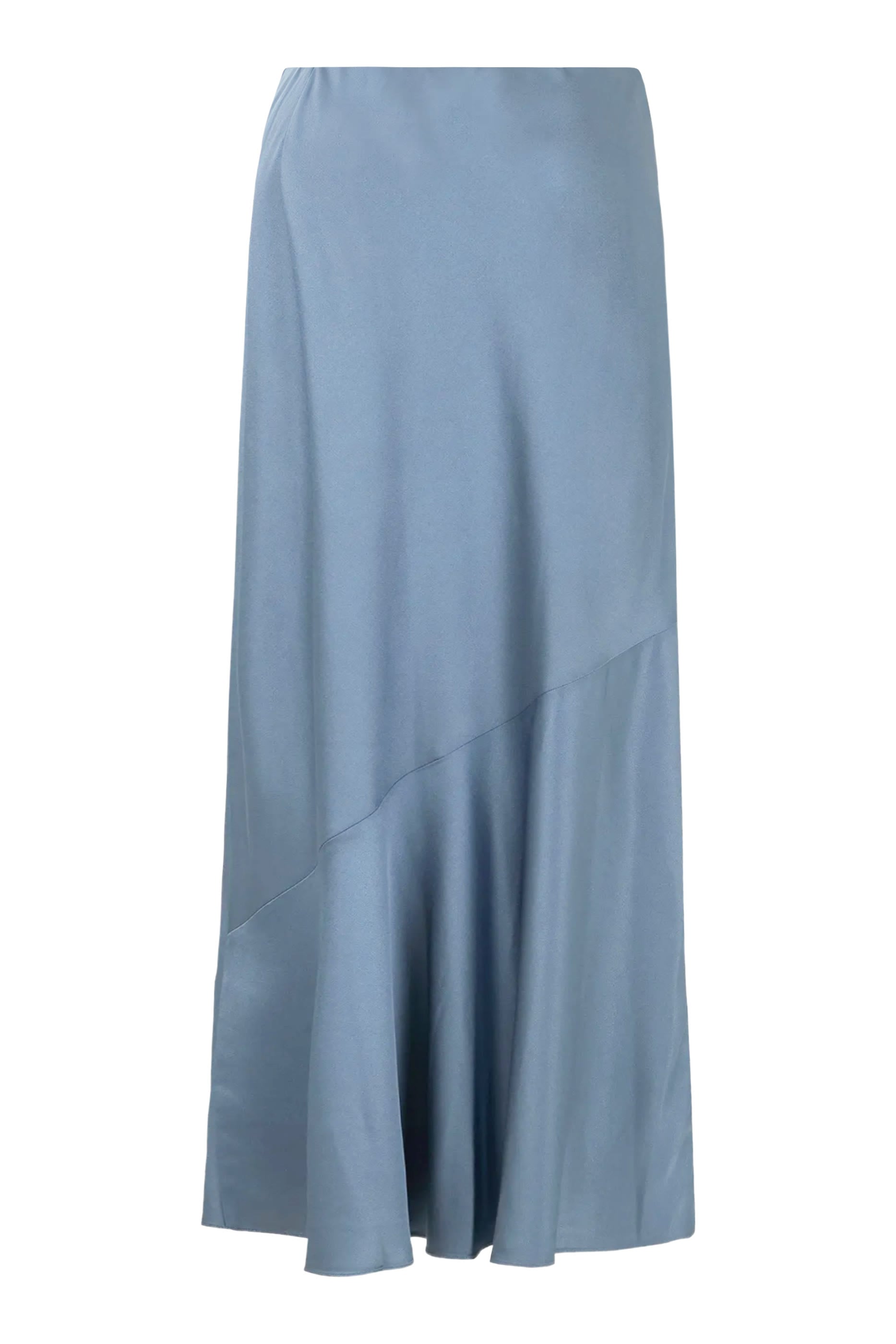 Satin Maxi Slip Skirt 